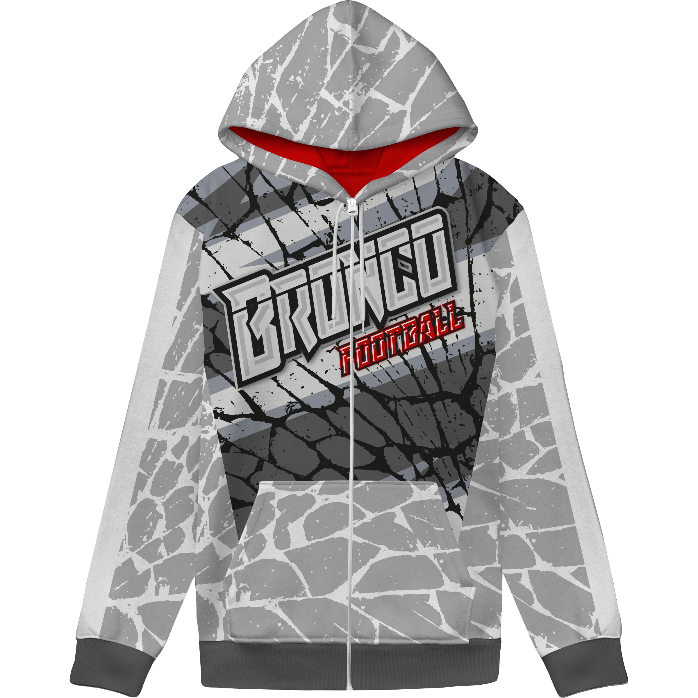Custom Sublimated Zip Up Hoodie - Trendy Design Code 151 for Men & Women | Perfect for Gym, Streetwear & Casual Outfits