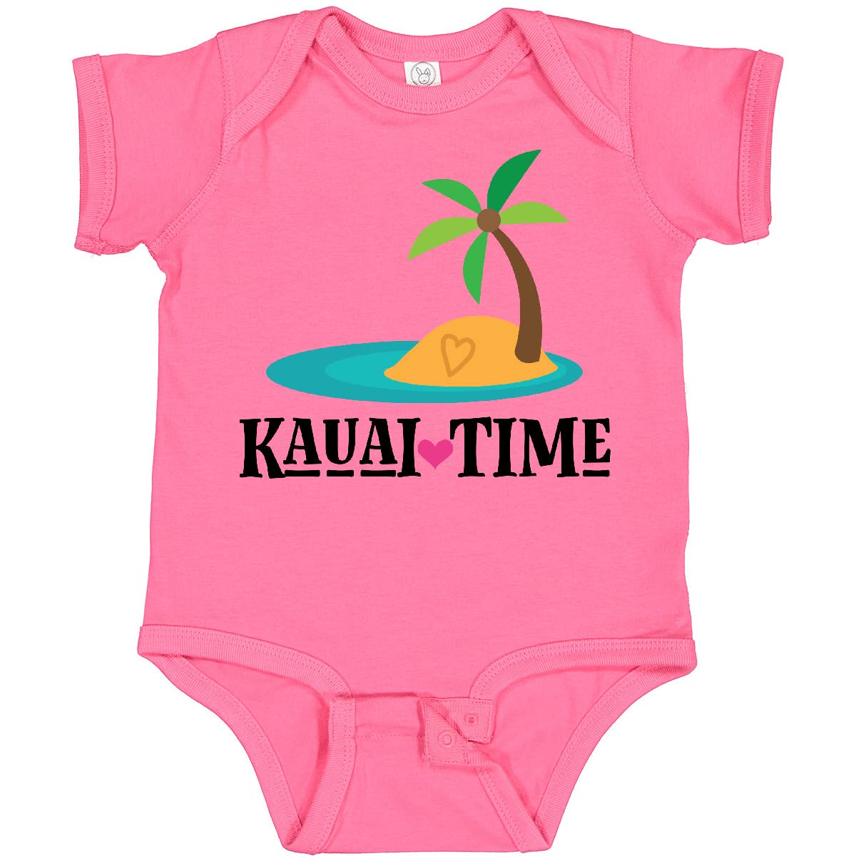 Inktastic Kauai Time Hawaii Island Baby Bodysuit - Soft Cotton Infant Onesie for Boys & Girls - Perfect for Beach Vacations, Family Photos & Hawaiian Theme Parties