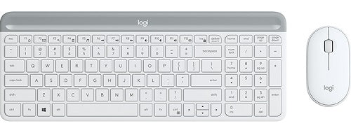Logitech MK470 Slim Wireless Keyboard and Mouse Combo - Quiet & Compact for Office, Home, and Gaming Use