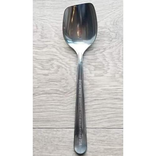 Blunt End Spoon Large - Durable Stainless Steel Serving Spoon for Cooking, Baking & Serving - Perfect for Restaurants, Catering & Home Kitchens