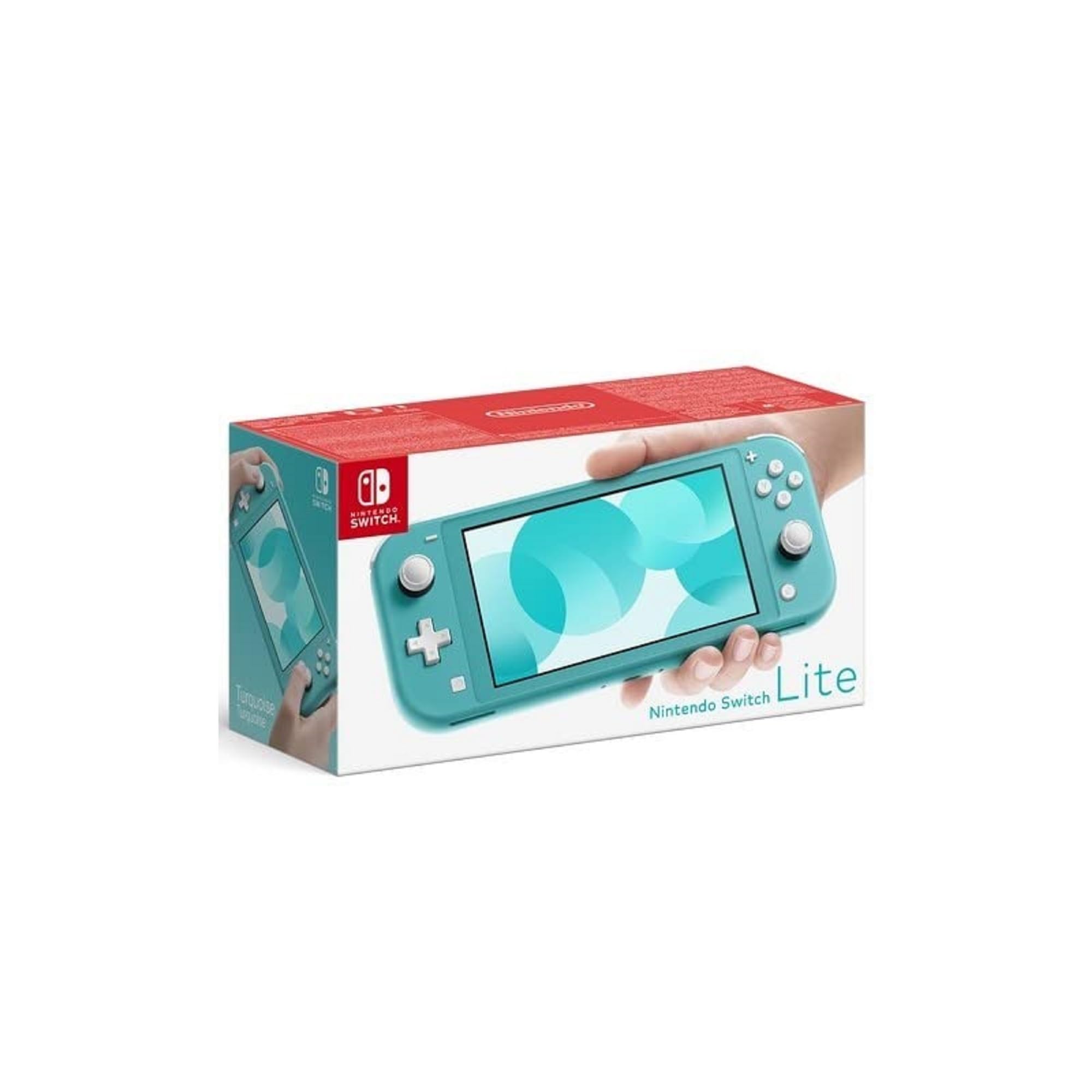 Nintendo Switch Lite Handheld Console - Blue Turquoise (Model 10002599) | Portable Gaming for Travel, Commute & Home Play
