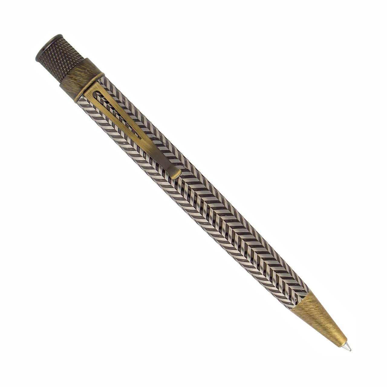 Vintage Retro 51 Tornado Rollerball Pen - Teddy Roosevelt Themed Collectible Writing Instrument for Office, Gift & Special Occasions