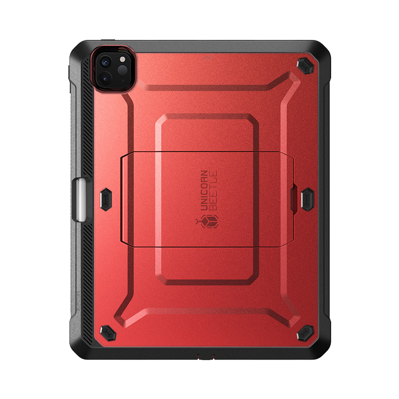 iPad Pro 11 Inch (2020) Unicorn Beetle Pro Rugged Protective Case - Metallic Red (Open Box) | Shockproof & Drop Protection | Perfect for Outdoor Adventures, Construction Sites & Daily Commutes