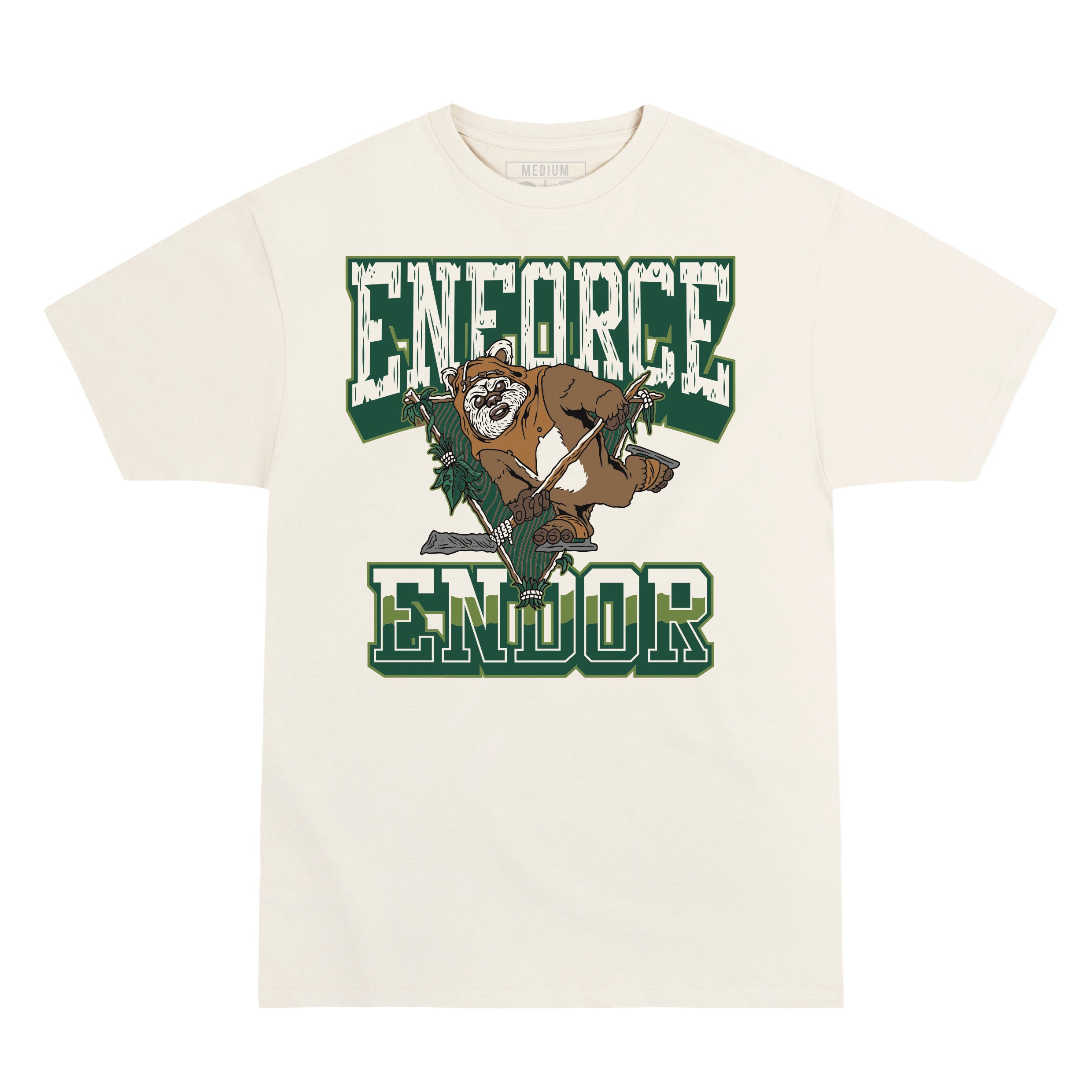 Enforce Endor Premium Cotton T-Shirt for Men - Soft & Comfortable Casual Wear - Perfect for Gym, Workout, and Everyday Use