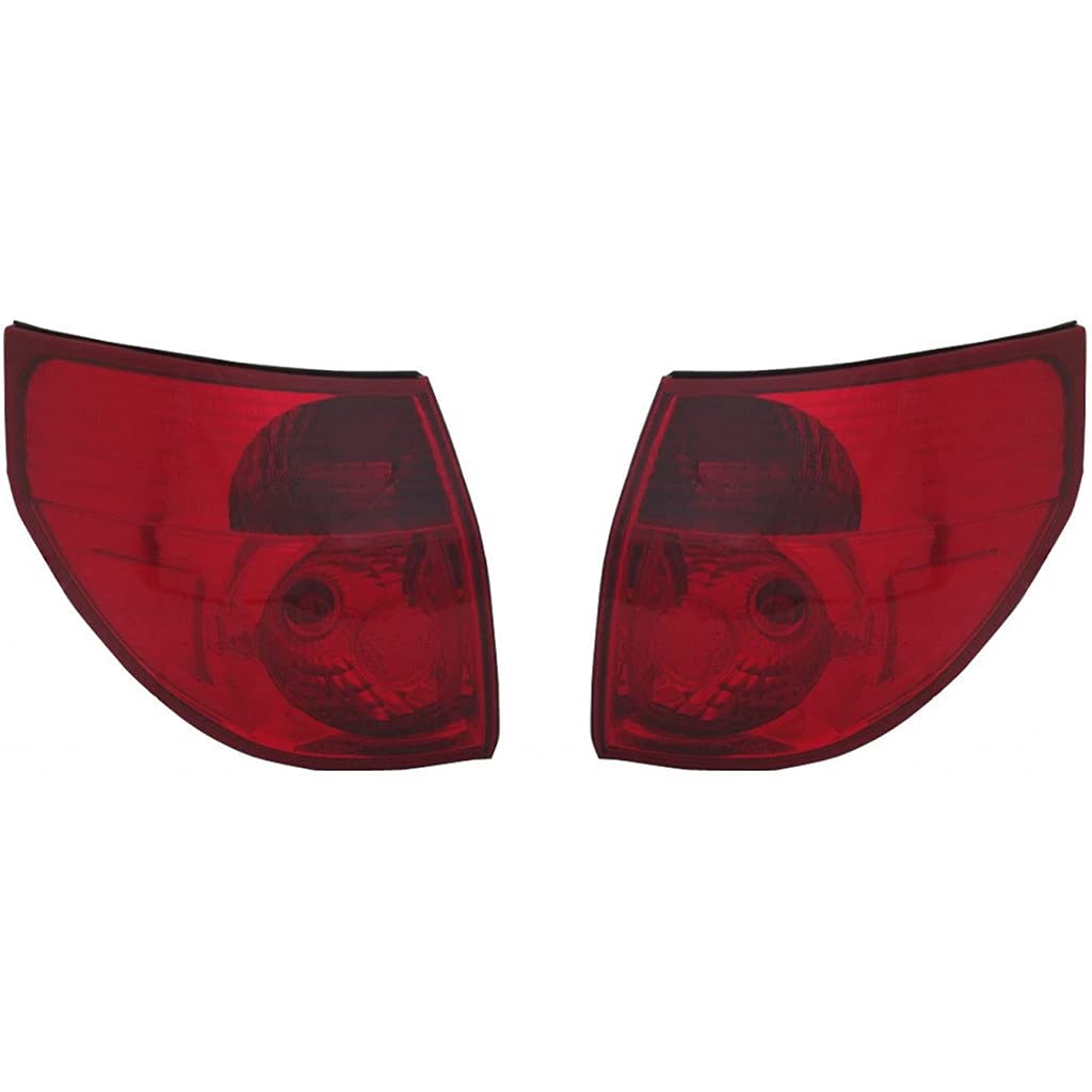 2006-2010 Toyota Sienna Pair Rear Tail Lights - Driver & Passenger Side (TO2804102 TO2805102 | 81560-AE020 81550-AE020) - Perfect for Replacement & Car Restoration Projects
