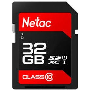 Netac P600 32GB SDHC U1 C10 Memory Card - High Speed for DSLR Cameras, Drones, and Action Cameras - Perfect for 4K Video Recording and Fast Data Transfer