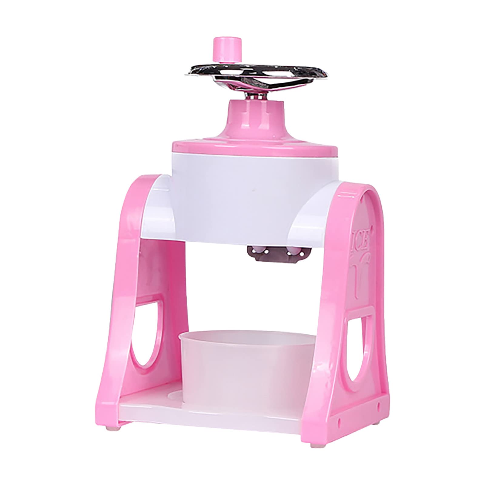 Amikadom Manual Ice Crusher - Portable Hand Crank Ice Breaker for Cocktails, Smoothies & Home Use - Mini Household Ice Maker for Drinks, Parties & Outdoor Activities