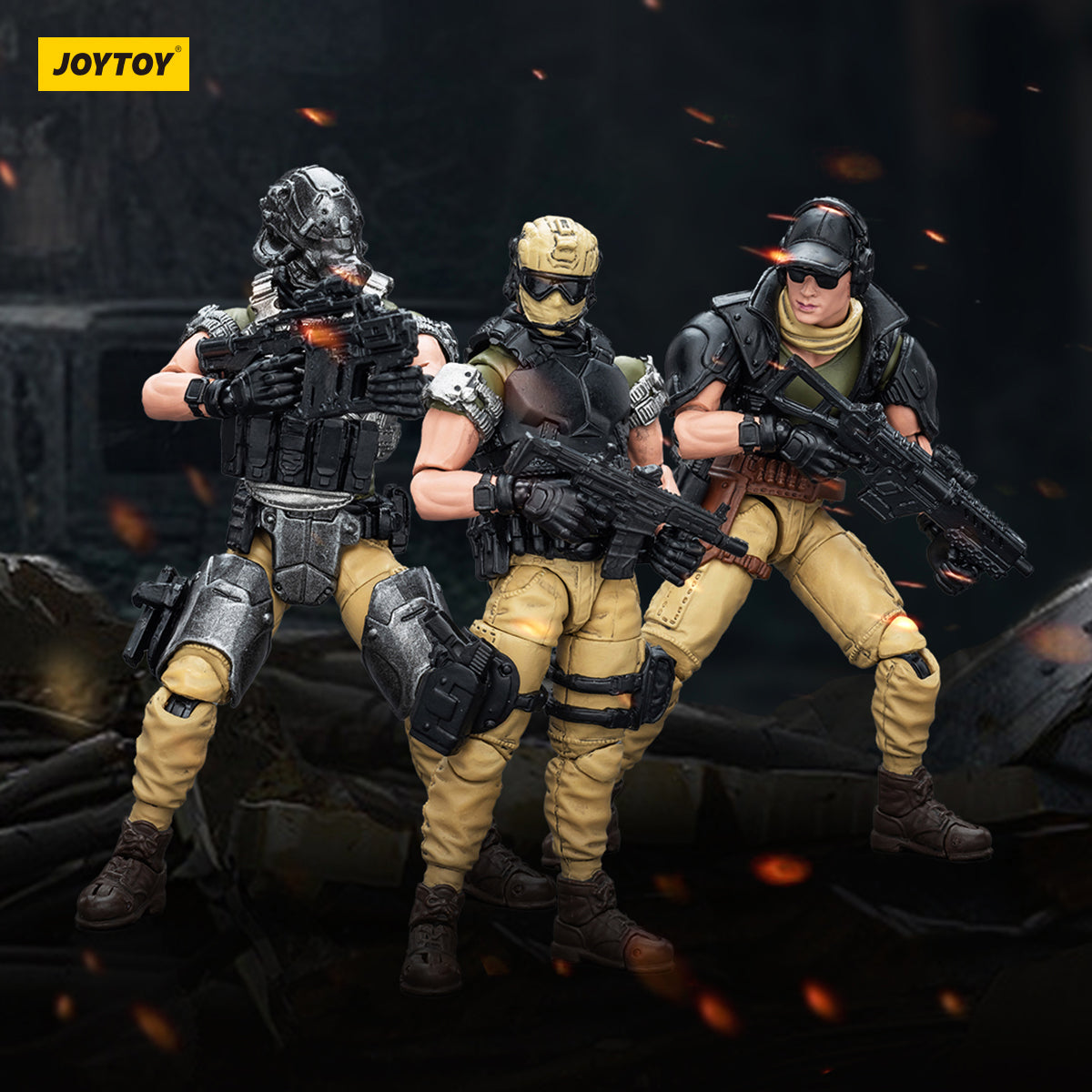 1/18 JOYTOY 3.75 Inch Hardcore Coldplay Action Figure - Kina Mercenaries Collectible Toy for Display & Gaming | Perfect for Warhammer Fans & Tabletop Battles