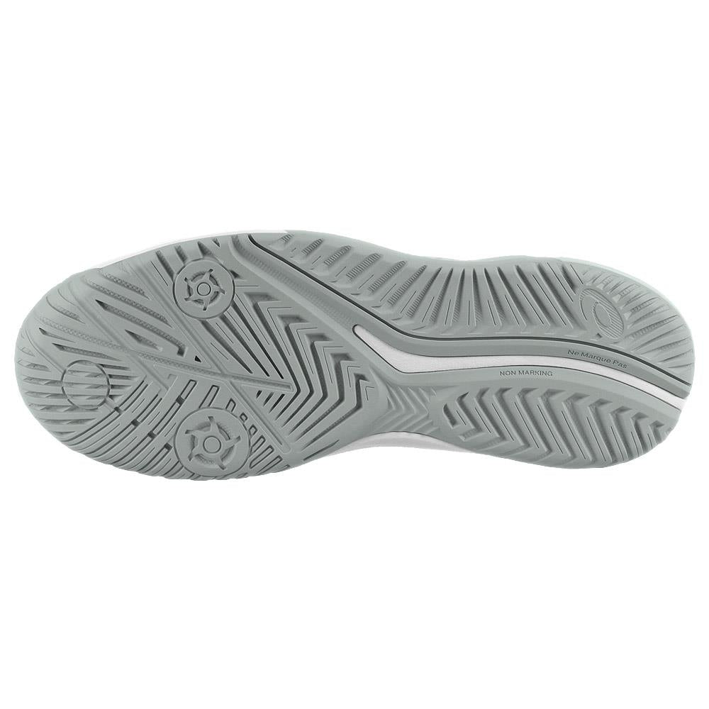 ASICS Women's Gel Challenger 14 Tennis Shoes - White/Pure Silver - Lightweight Cushioned Court Shoes for Women's Tennis & Training