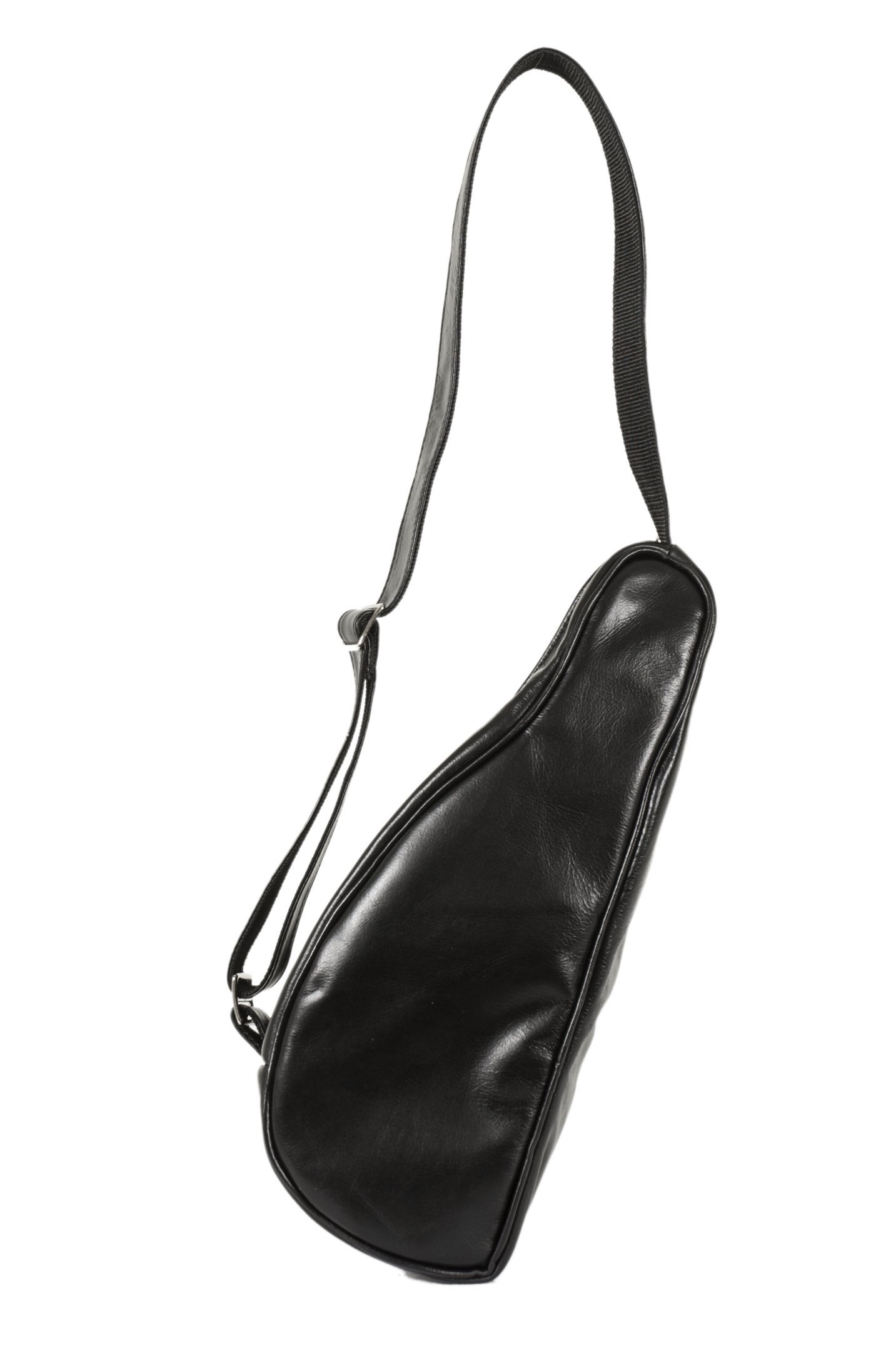 Mag Two Genuine Leather Two Bottle Wine Tote - Cowboy Black | Elegant Wine Carrier for Picnics, Parties & Gifts