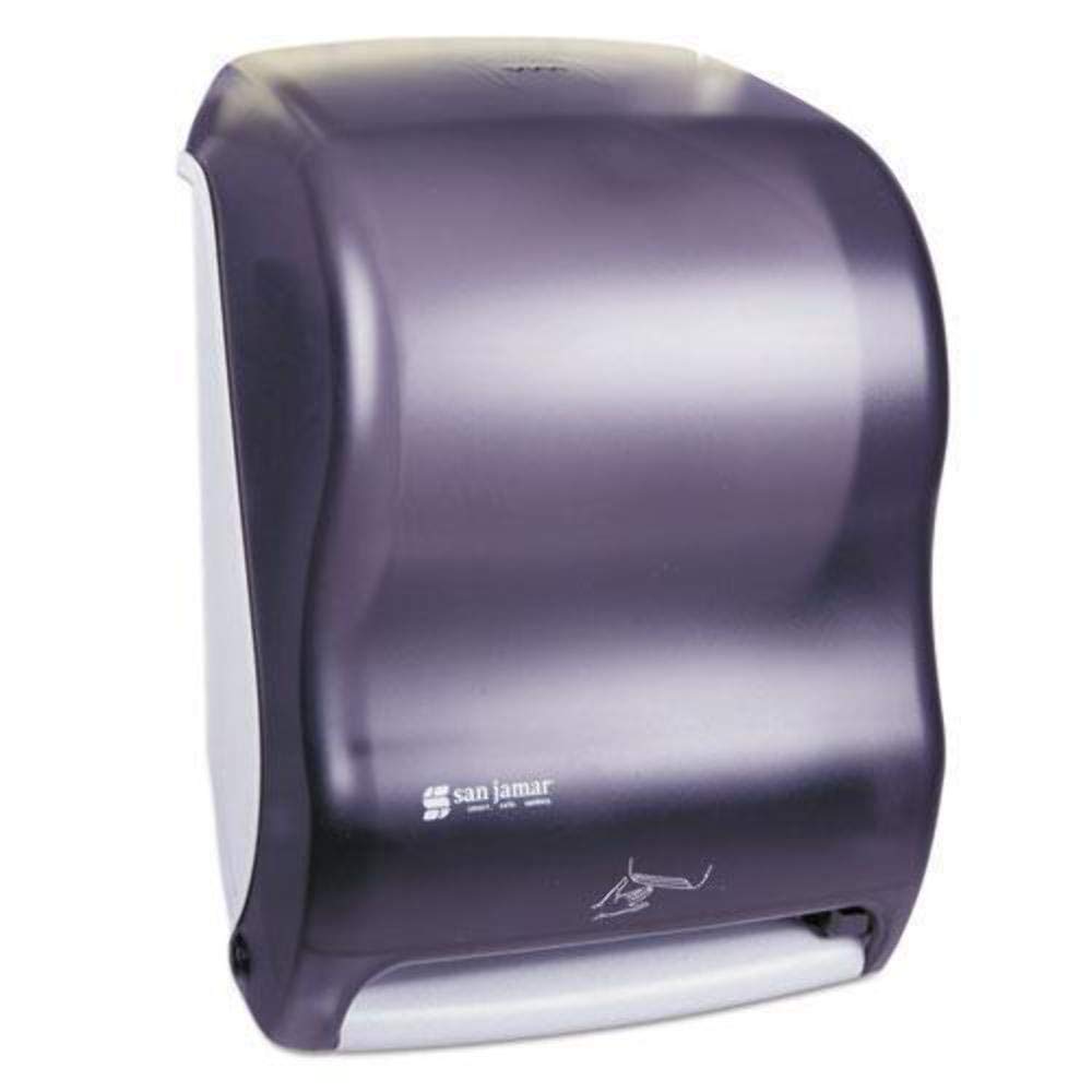 San Jamar T1400TBK Smart System iQ Sensor Towel Dispenser - Automatic, Touchless, Black Pearl (11.75