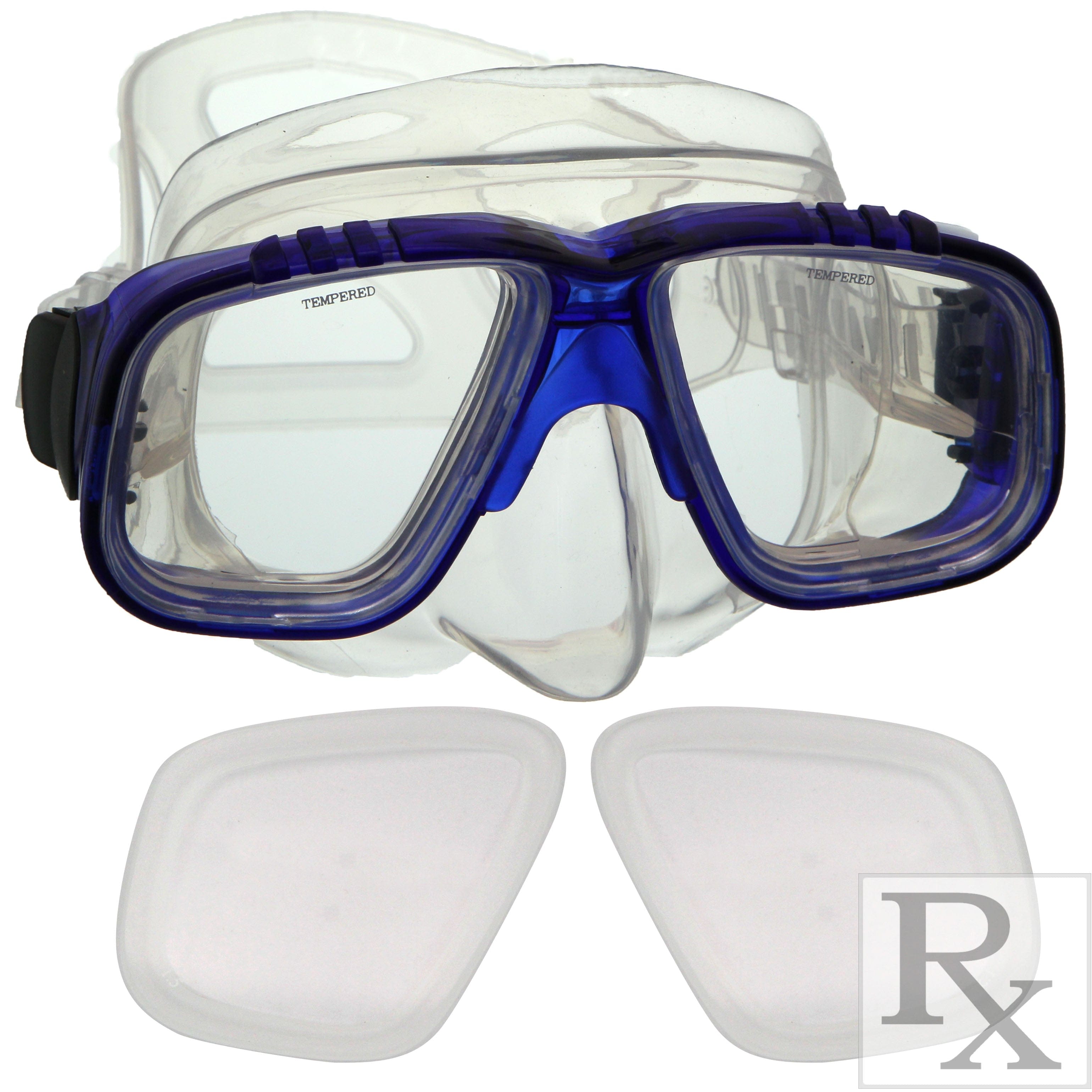 Promate MK107 RX Prescription Scuba Dive Snorkeling Mask for Smaller Face - Comfortable Fit for Adults & Teens - Perfect for Underwater Exploration, Swimming & Snorkeling Adventures