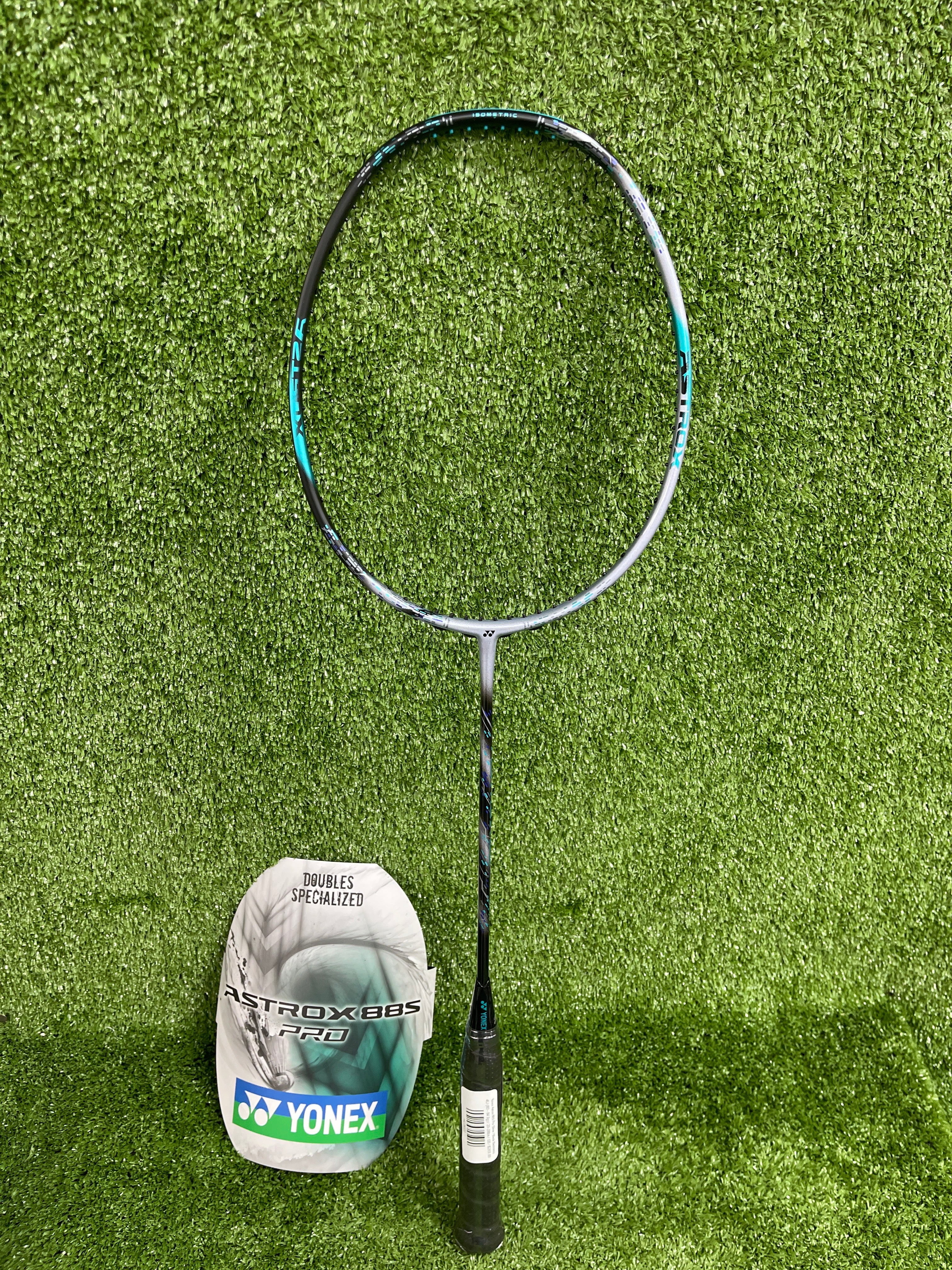 Yonex Astrox 88S Pro Silver/Black Unstrung Badminton Racket - Japan Made | Professional Tournament & Training Equipment for Competitive Players