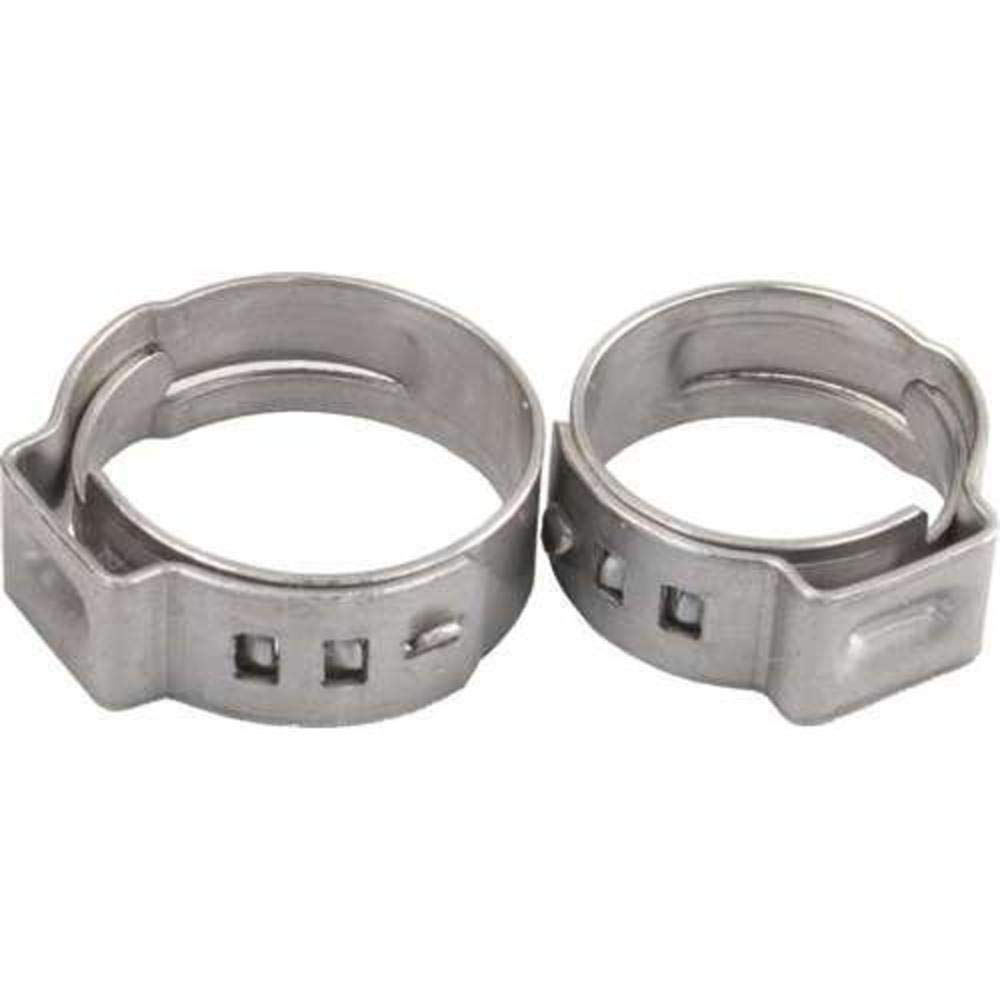 50MM Stainless Steel Hose Clamps (100 Pack) - Heavy Duty Clamps for Automotive, Plumbing & Industrial Applications