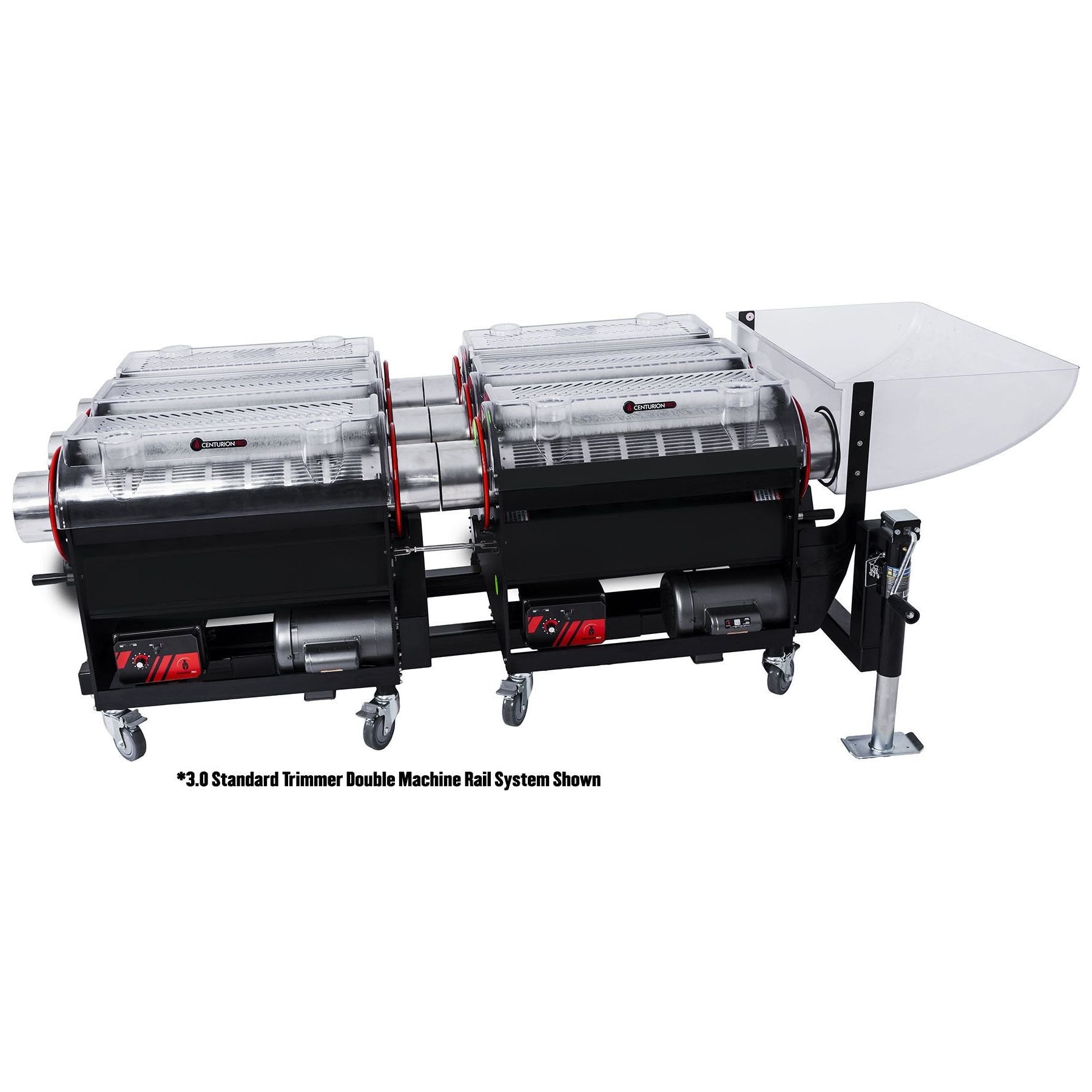 CenturionPro 3.0+ Commercial Tandem Bud Trimming System - Professional Cannabis Trimmer for Large Harvests - Perfect for Commercial Growers & Dispensaries