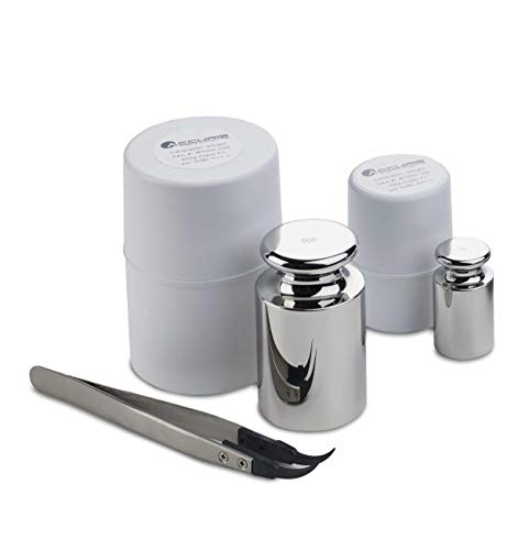 Accuris W1005-1000 M1 Grade 1000g Calibration Weight - Precision Lab Scale Calibration for Scientific Research & Industrial Use