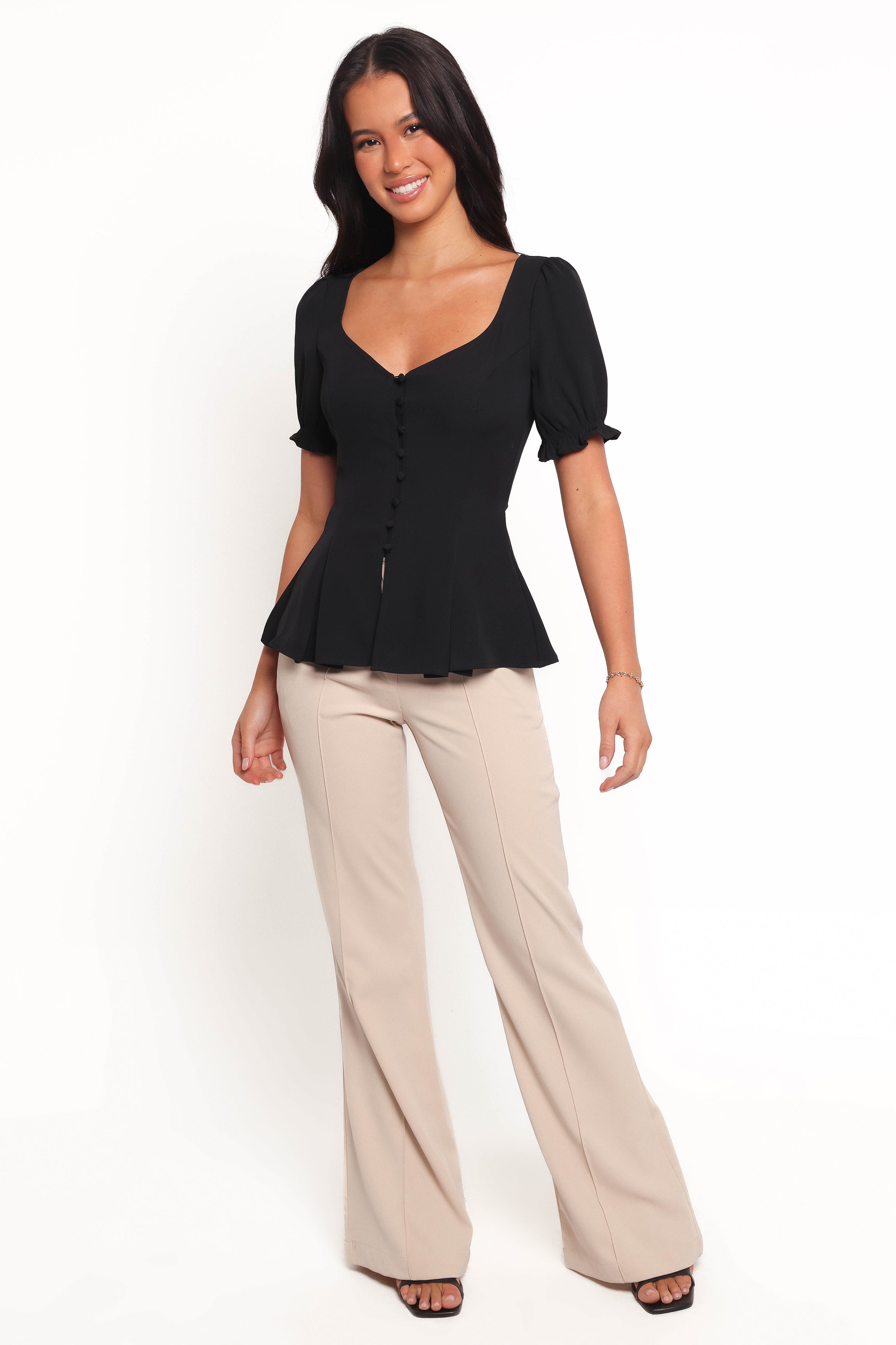 Kameran Top - Stylish Black Women's T-Shirt for Casual Wear & Everyday Outfits | Comfortable & Trendy Fashion Top