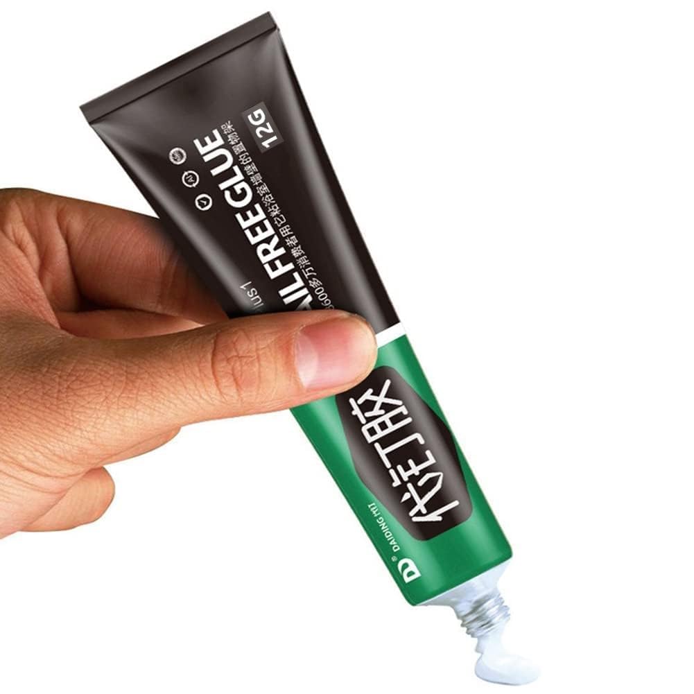 LIMBANI BROTHERS Heavy-Duty Multi-Purpose Adhesive Glue - Strong Bond for Wood, Ceramic, Metal, Glass - No Nails Needed (12g x 4 Pack) - Perfect for Home Repairs, DIY Projects & Crafting