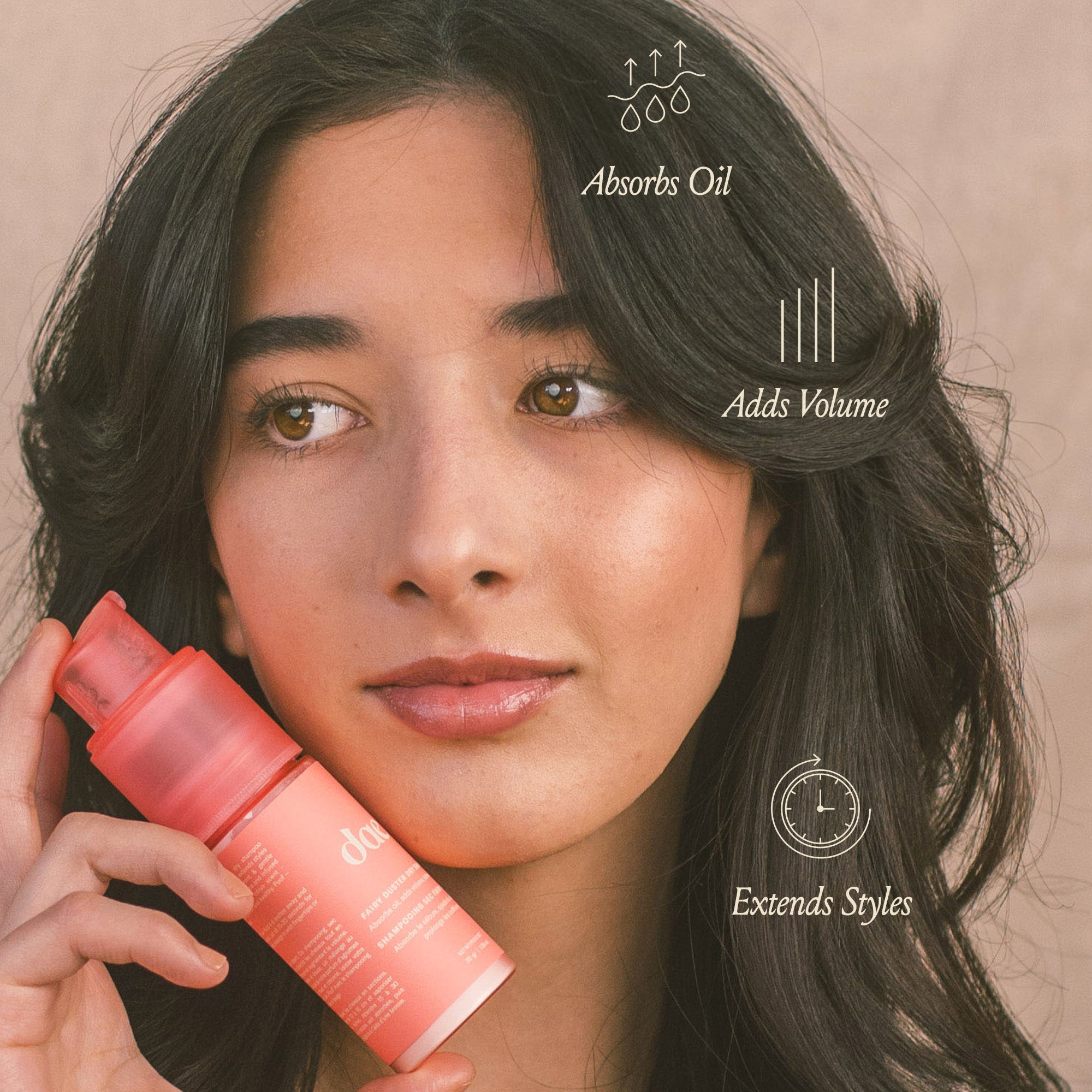 Fairy Duster Dry Shampoo Mini - Travel Size Volumizing & Refreshing Hair Powder for Oily Hair | Perfect for Gym, Travel & On-the-Go Touch Ups