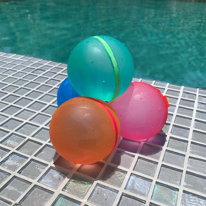 Eco-Friendly Reusable Water Balloons for Kids - Splash & Play Outdoor Summer Fun - BPA-Free, Durable, Washable for Pool, Beach, Backyard Games