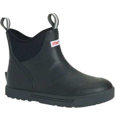 6 Wheelhouse Ankle Deck Boots for Men - Waterproof Work Boots with Slip-Resistant Sole - Perfect for Construction, Hiking & Outdoor Activities