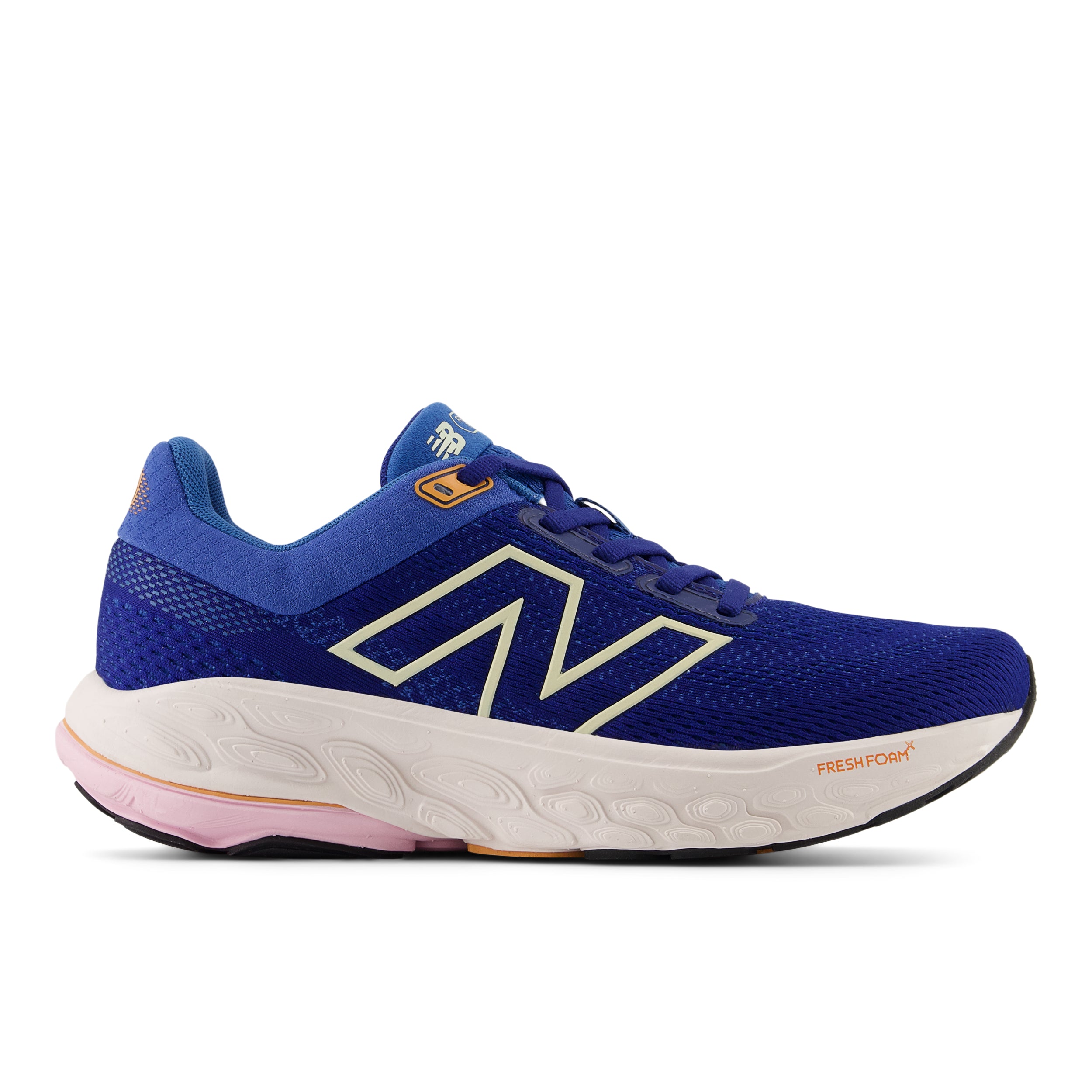 New Balance Women's Fresh Foam X 860v14 Running Shoes - Inkwell/Calcium/Washed Pink - Stability & Cushion for Road Running, Jogging & Gym Workouts