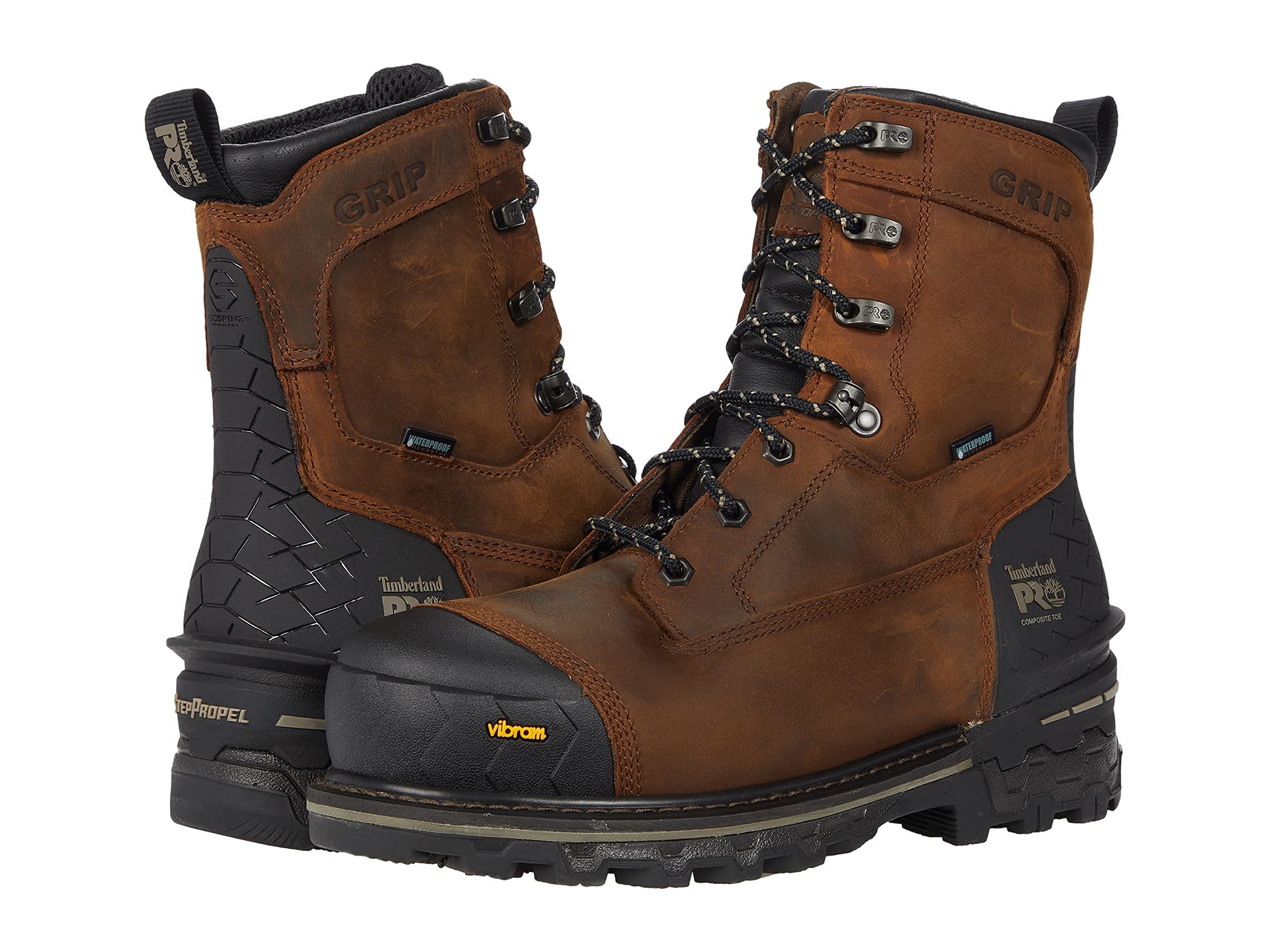 Timberland Men's 6-Inch Boondock HD NT WP Waterproof Safety Work Boots - Durable & Comfortable for Construction, Hiking & Outdoor Work