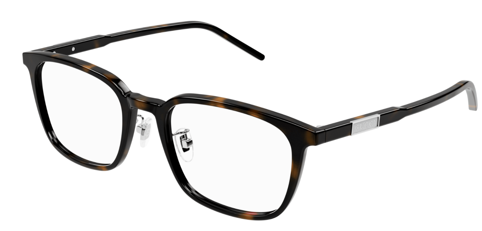 Gucci GG1465OA 003 Havana Rectangular Men's Eyeglasses - Classic Designer Sunglasses for Men, UV Protection, Lightweight Frame - Perfect for Driving, Outdoor Activities & Fashion Statement