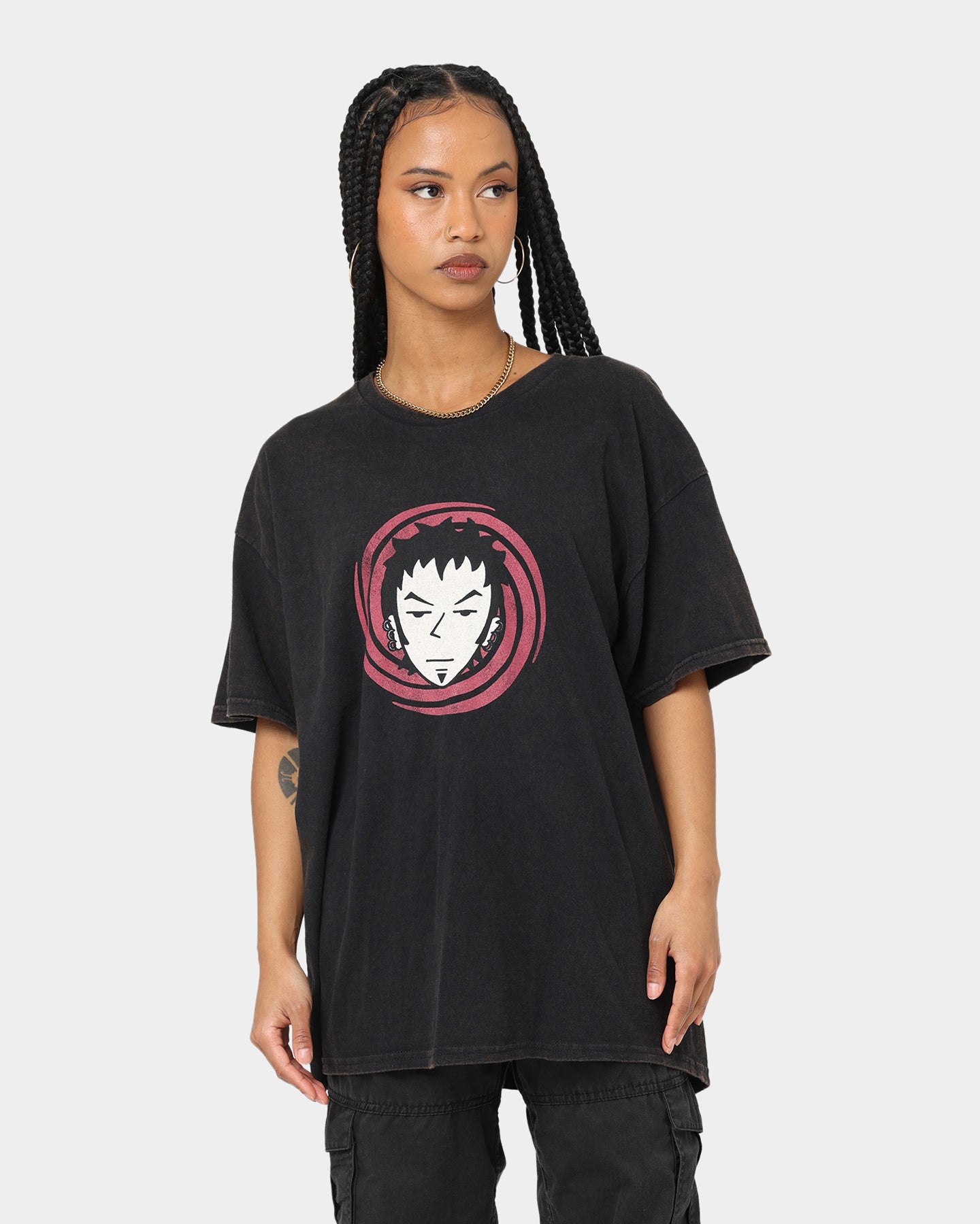 Vintage American Thrift X Daria Trent Lane Graphic T-Shirt - Black Cotton Tee for Women | Retro Fashion, Casual Wear & Street Style Outfits