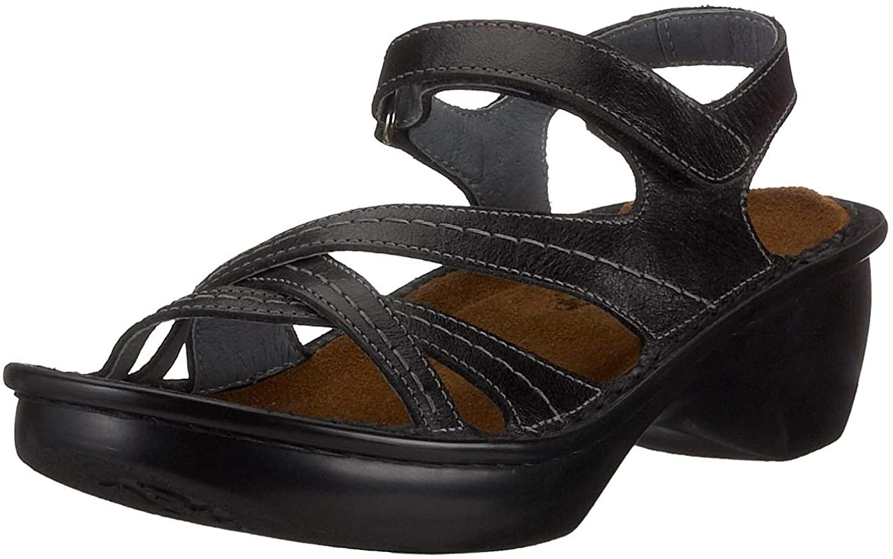 NAOT Women's Paris Comfortable Leather Sandals - Arch Support & Cushioned Footbed for All-Day Wear | Perfect for Walking, Travel & Summer Outfits