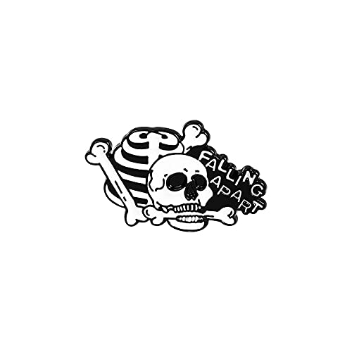 Custom Skeleton Enamel Pin - Cactus & Mushroom Design Brooch for Shirts, Bags & Jewelry | Unique Gift for Kids & Teens | Perfect for Halloween, Cosplay & Everyday Accessories