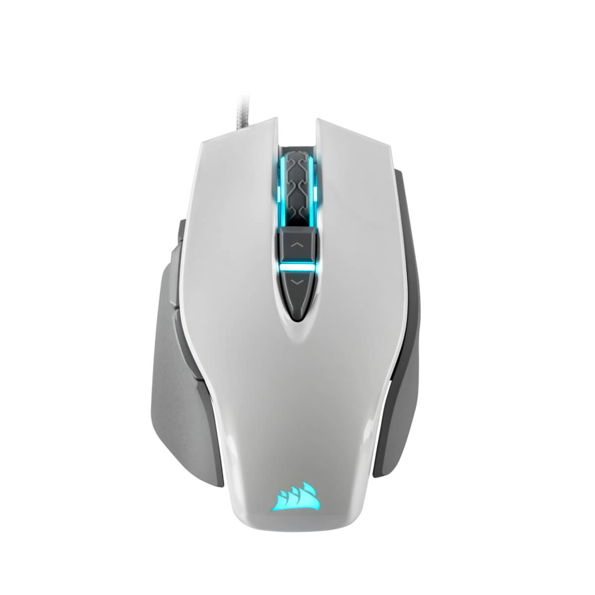 Corsair M65 RGB Elite Tunable FPS Gaming Mouse - White | High Precision Optical Sensor, 18,000 DPI, 8 Programmable Buttons | Perfect for Competitive Gaming, Streaming & Esports