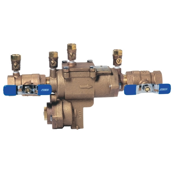 Febco 1315FEB 860 1-1/2 Inch RPZ Backflow Preventer with Ball Valve - Water Supply Protection for Irrigation Systems & Commercial Buildings