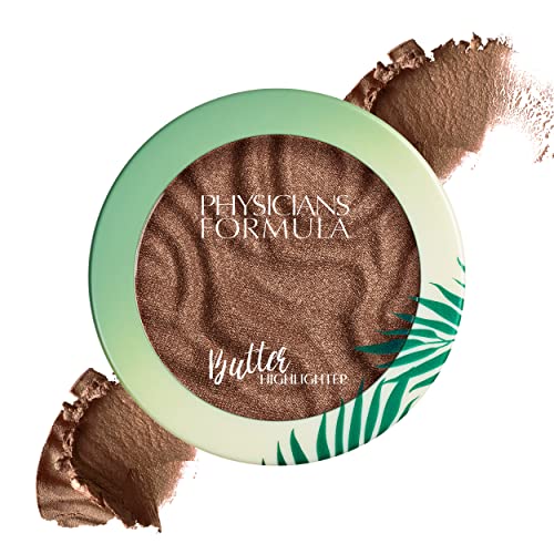 Physicians Formula Murumuru Butter Highlighter - Face Powder Makeup for a Radiant Glow, Deep Mauve, 0.17 oz | Perfect for Contouring, Highlighting & Everyday Wear