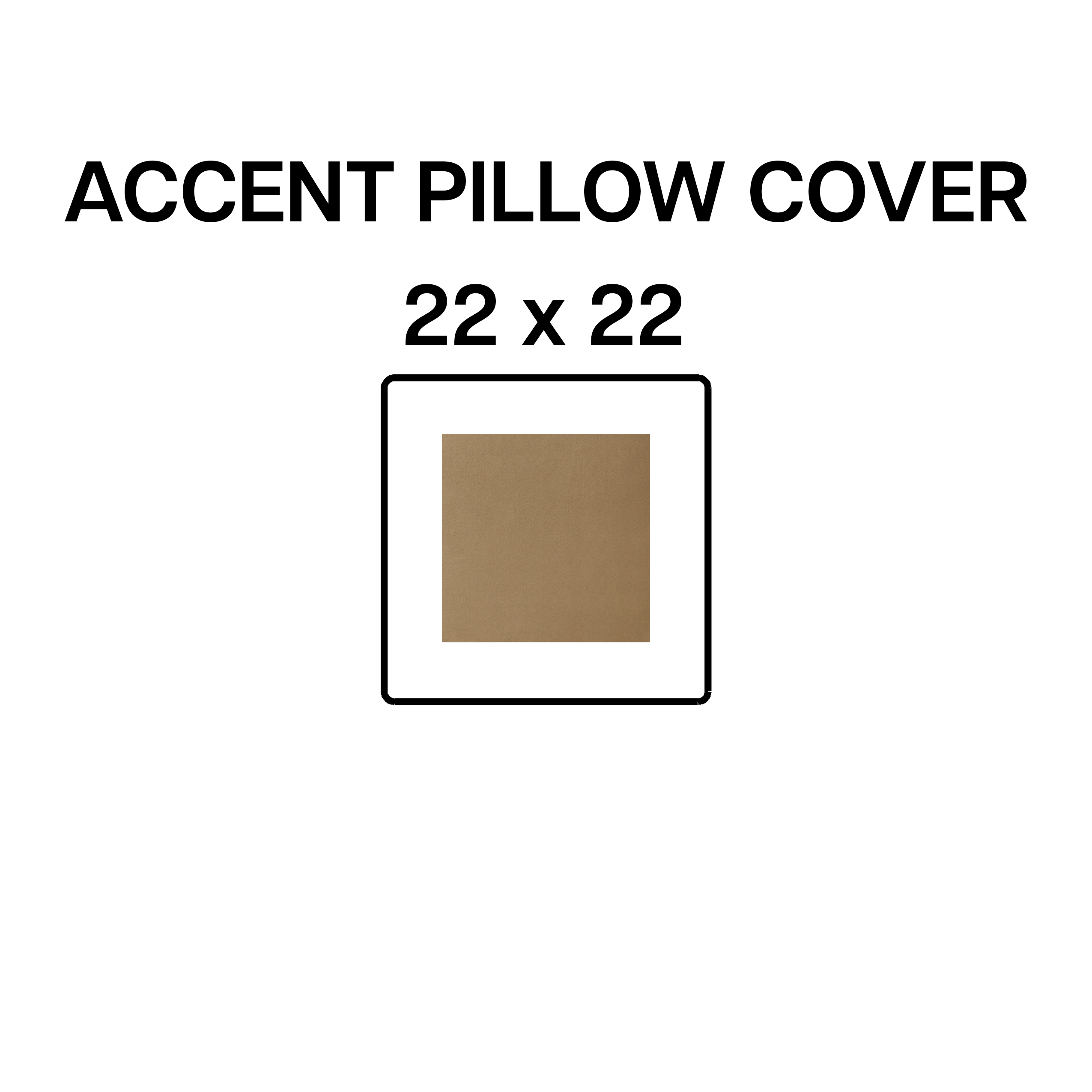 22x22 Inch Olive Green Accent Pillow Cover - Soft Decorative Throw Pillow Case for Sofa, Bed, Couch - BP 643 81 Home Decor