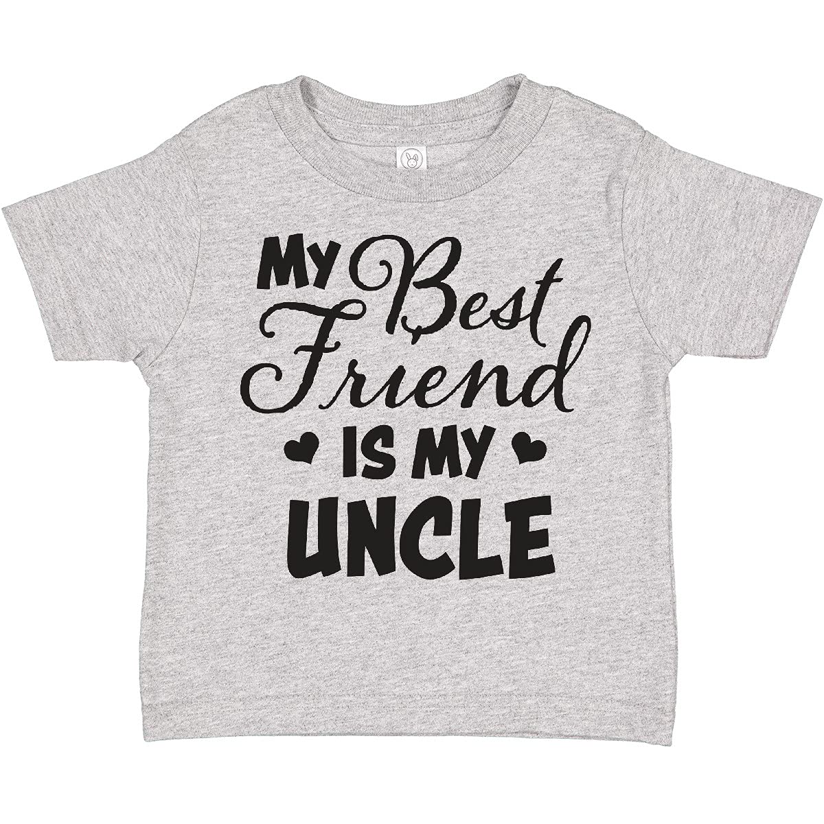 My Best Friend is My Uncle with Hearts Toddler T-Shirt - Perfect for Family Gatherings & Birthday Gifts