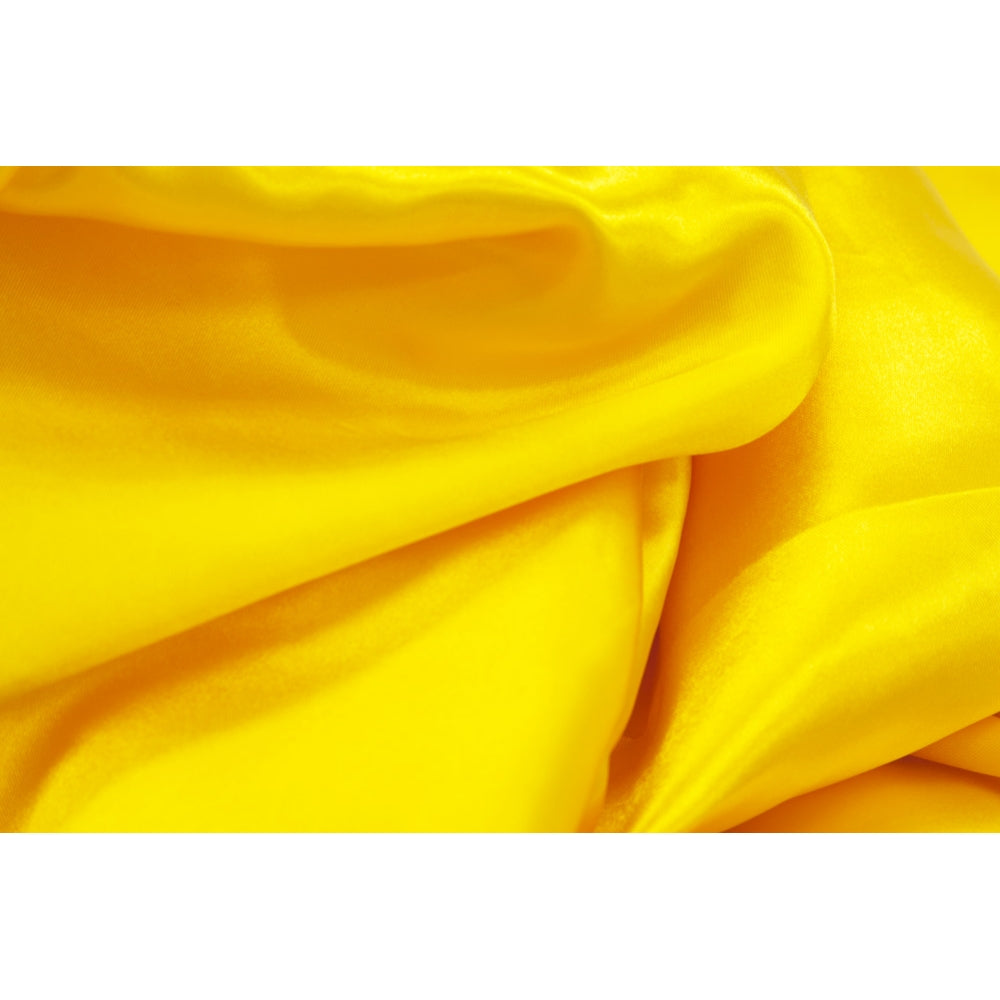 40 Yards Satin Fabric Roll - Canary Yellow (Bright Yellow) - Perfect for Dresses, Scarves, Home Decor & DIY Crafts