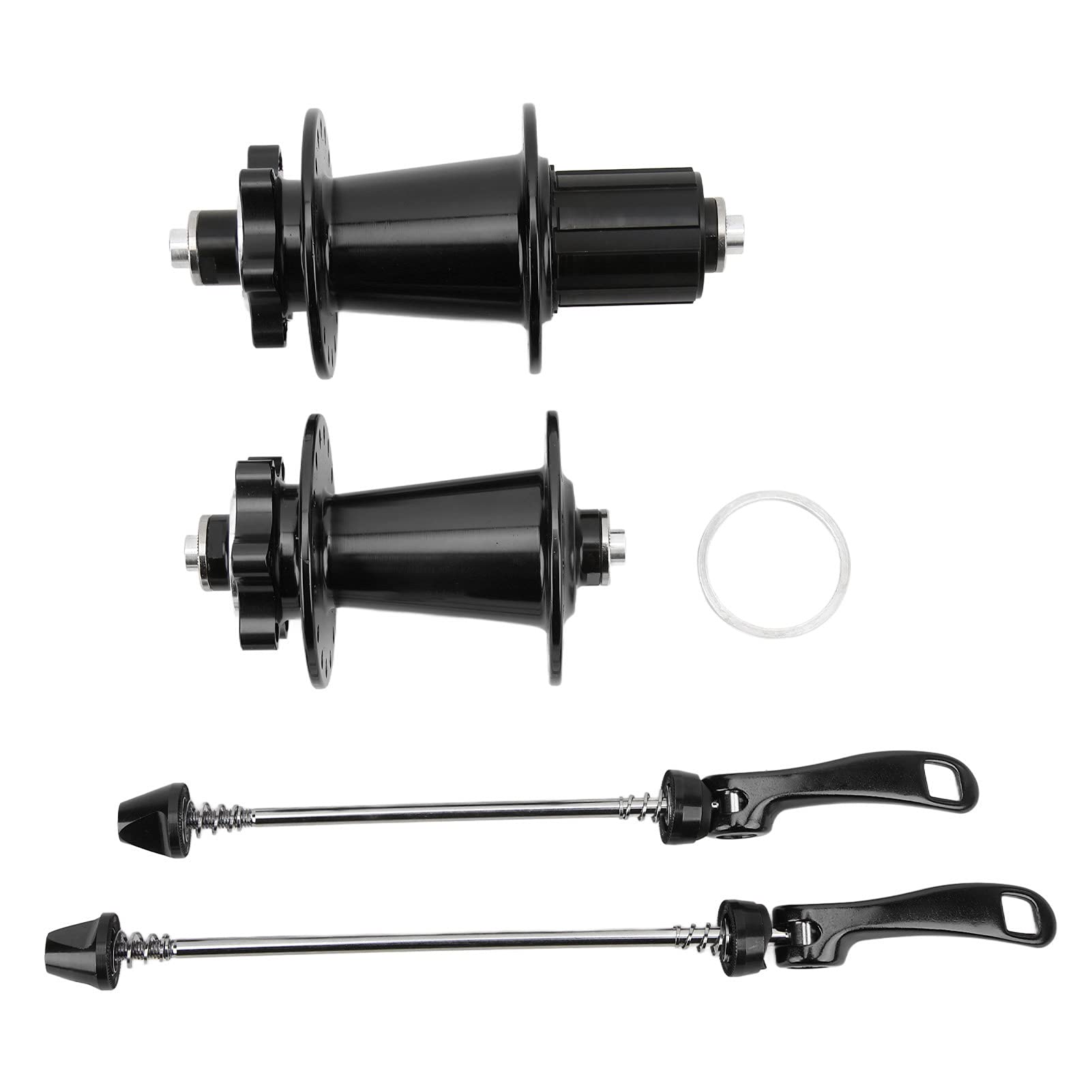 Vbestlife Front & Rear Bike Hub - 32 Hole Disc Brake Bearing Hub with Cassette for Mountain & Road Bicycles | Durable Cycling Replacement Part for Commuting & Off-Road Adventures