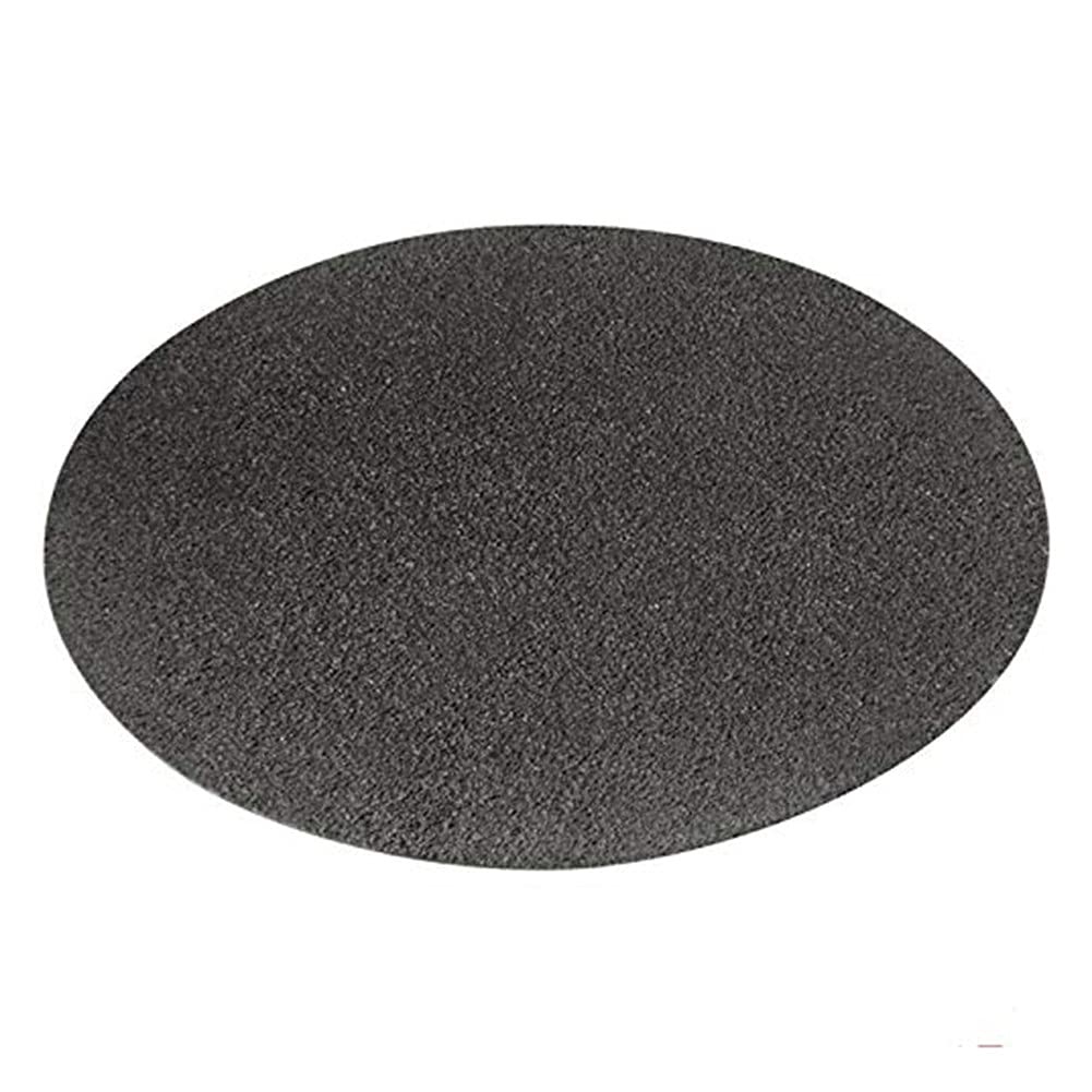 LANGM 68CM Round Fire Pit Mat - Heat Resistant Grill Splatter Mat for Gas BBQ, Fireproof Under Grill Floor Protector - Perfect for Backyard, Outdoor, Deck & Patio Use During Camping, Barbecue Parties & Fire Pit Gatherings