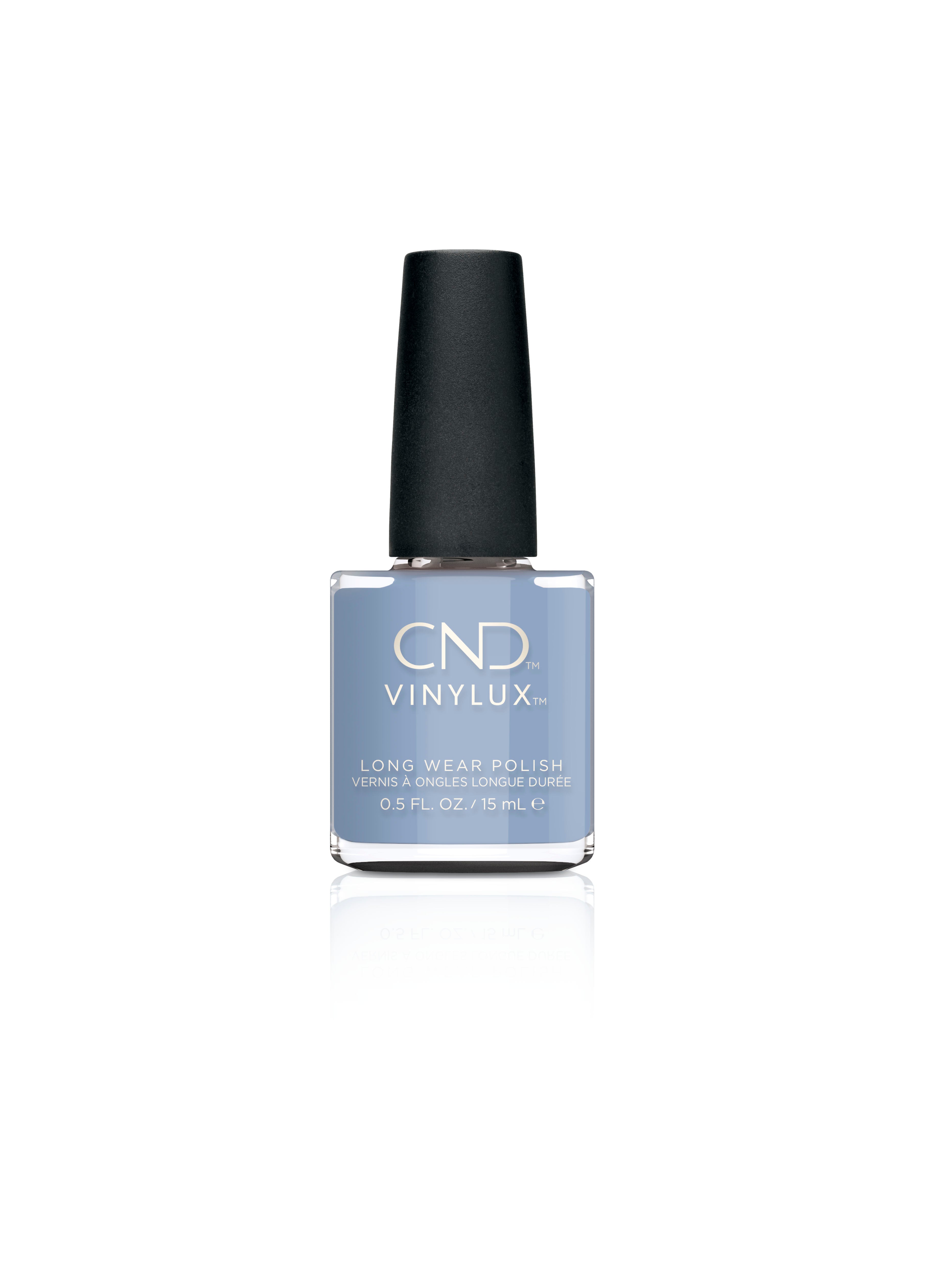 CND Vinylux Long Wear Nail Polish - Vintage Blue Jeans (0.5 fl oz) - 7-Day Shine for Manicures & Pedicures - Perfect for Parties, Weddings & Everyday Wear