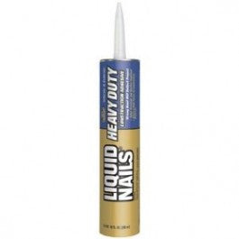 Liquid Nails LN-903 Heavy Duty Construction Adhesive - 10 oz VOC Compliant - Strong Bond for Wood, Metal, Drywall & More - Perfect for Home Repairs & DIY Projects