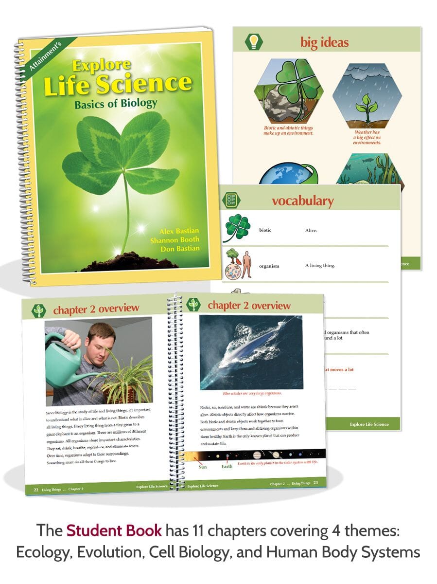 Explore Life Science Curriculum for Grades 6-12 | Middle & High School Biology Lessons | Perfect for Homeschooling & Classroom Teaching