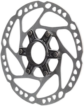 Shimano SM RT64 S 160mm Center Lock Disc Brake Rotor with External Lockring - Silver | High-Performance Braking for Road & Mountain Bikes | Perfect for Commuting, Racing & Trail Riding
