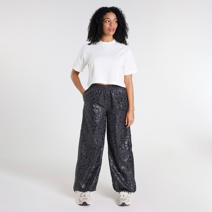 Reebok X Angel Reese Women's Basketball Pants - Washed Black | Comfortable Workout & Streetwear for Female Athletes