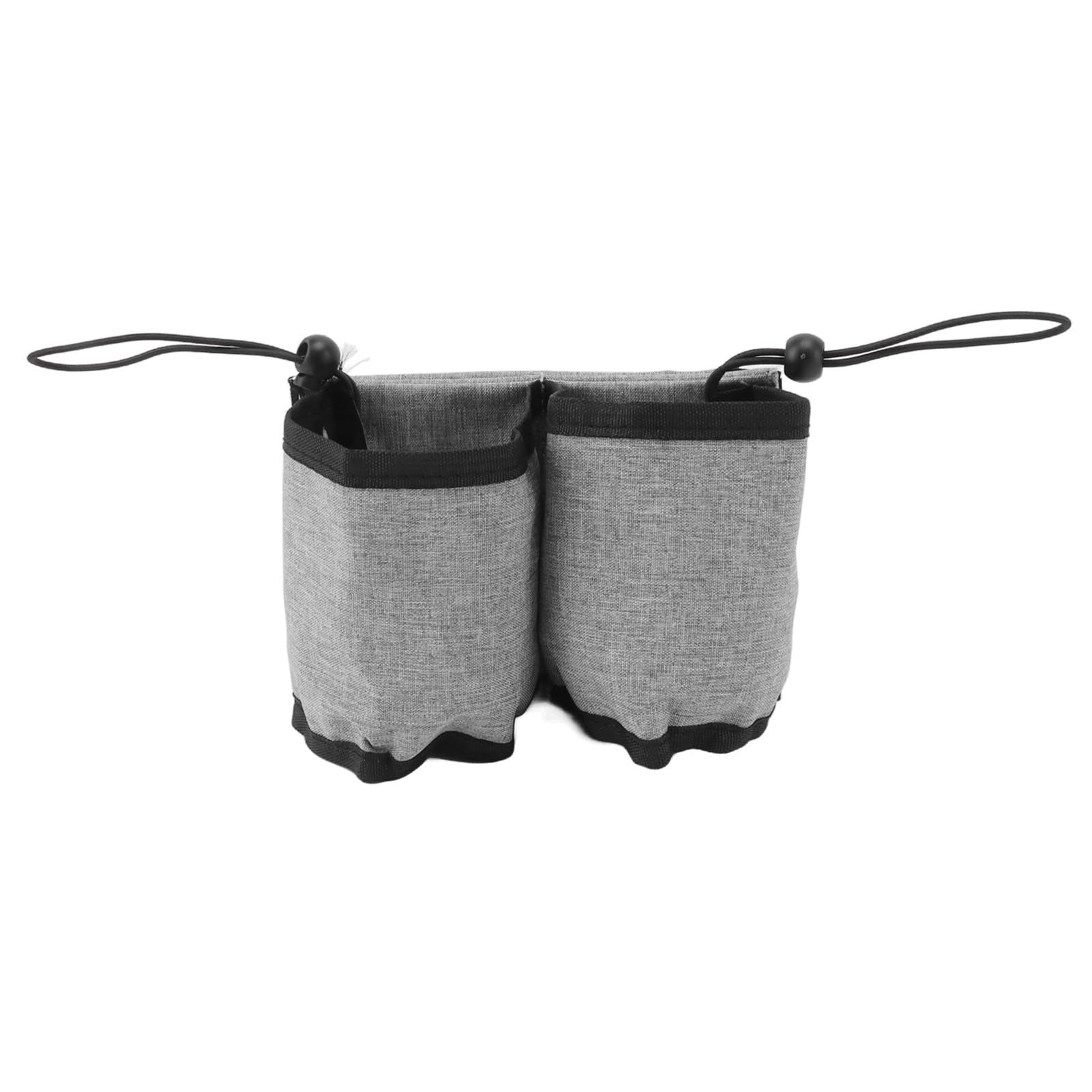Foldable Travel Cup Holder for Two Drinks - Oxford Fabric Beverage Caddy with Washable Design - Perfect for Car, Airplane, and Outdoor Adventures