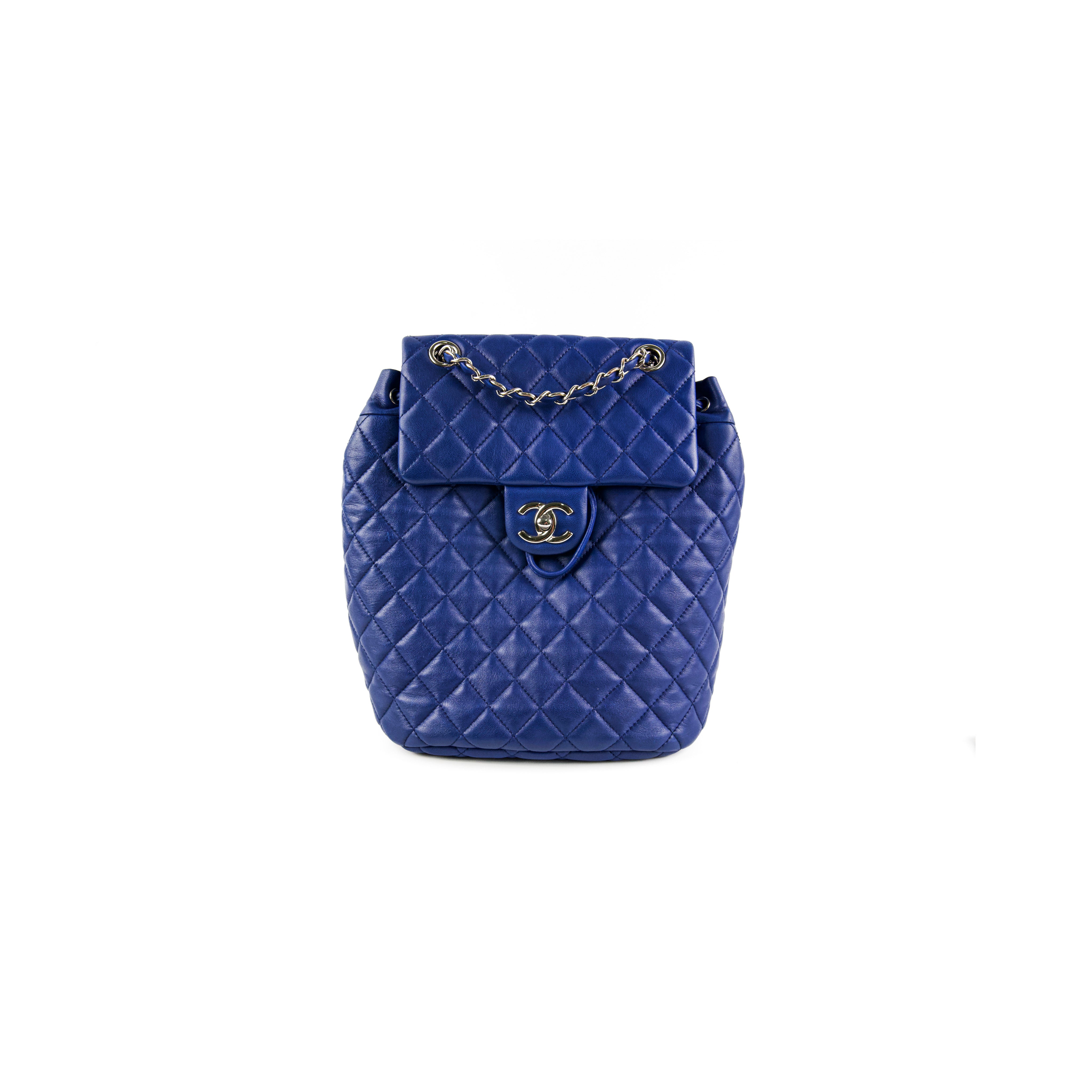Chanel Small Urban Spirit Lambskin Blue Backpack - Luxury Designer Handbag for Women, Perfect for Travel, Work & Everyday Use