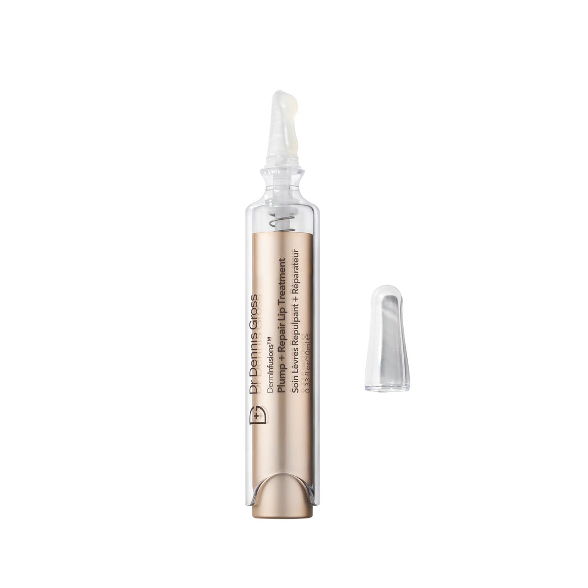 Dr. Dennis Gross Plump + Repair Lip Treatment - Hydrating & Plumping Lip Balm for Dry, Chapped Lips | Perfect for Daily Use, Night Care & Makeup Prep