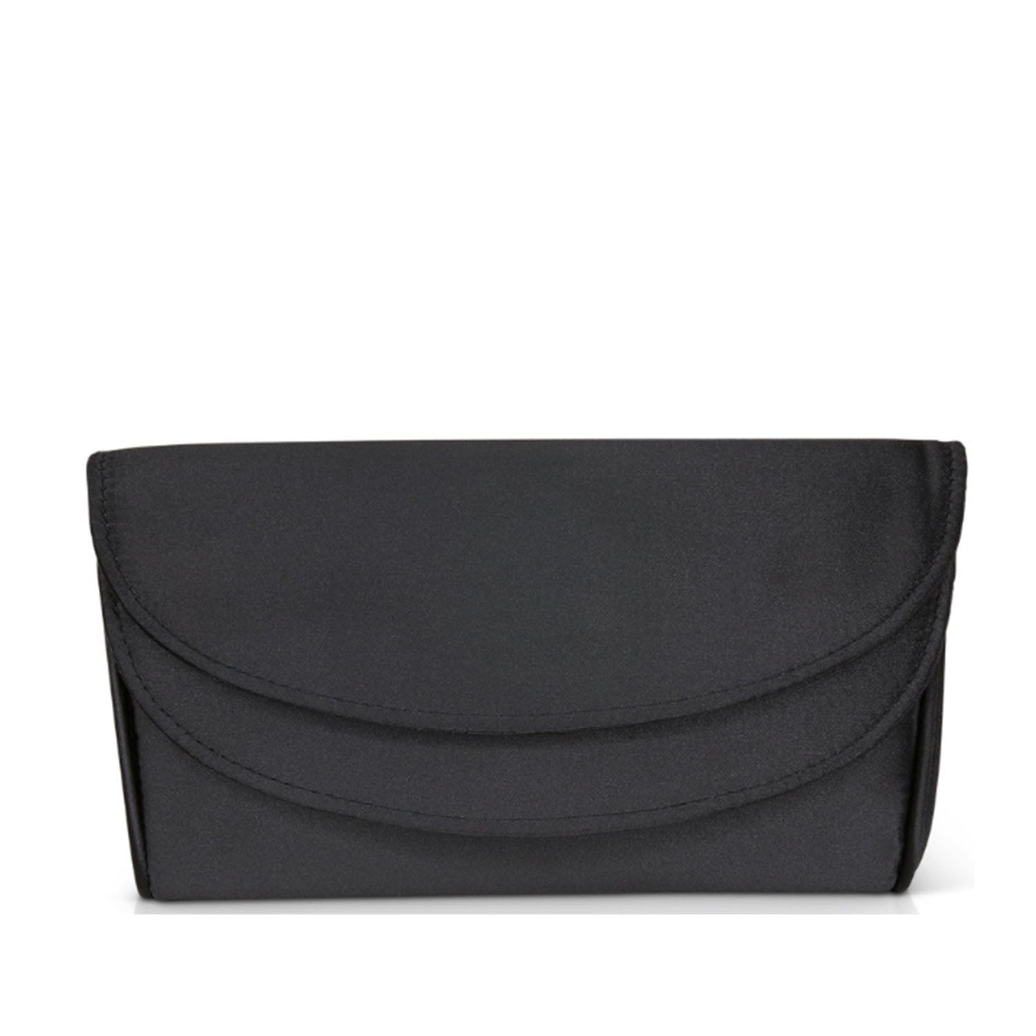 Badgley Mischka Women's Black Smile Clutch - Elegant Evening Bag for Parties, Weddings & Special Occasions