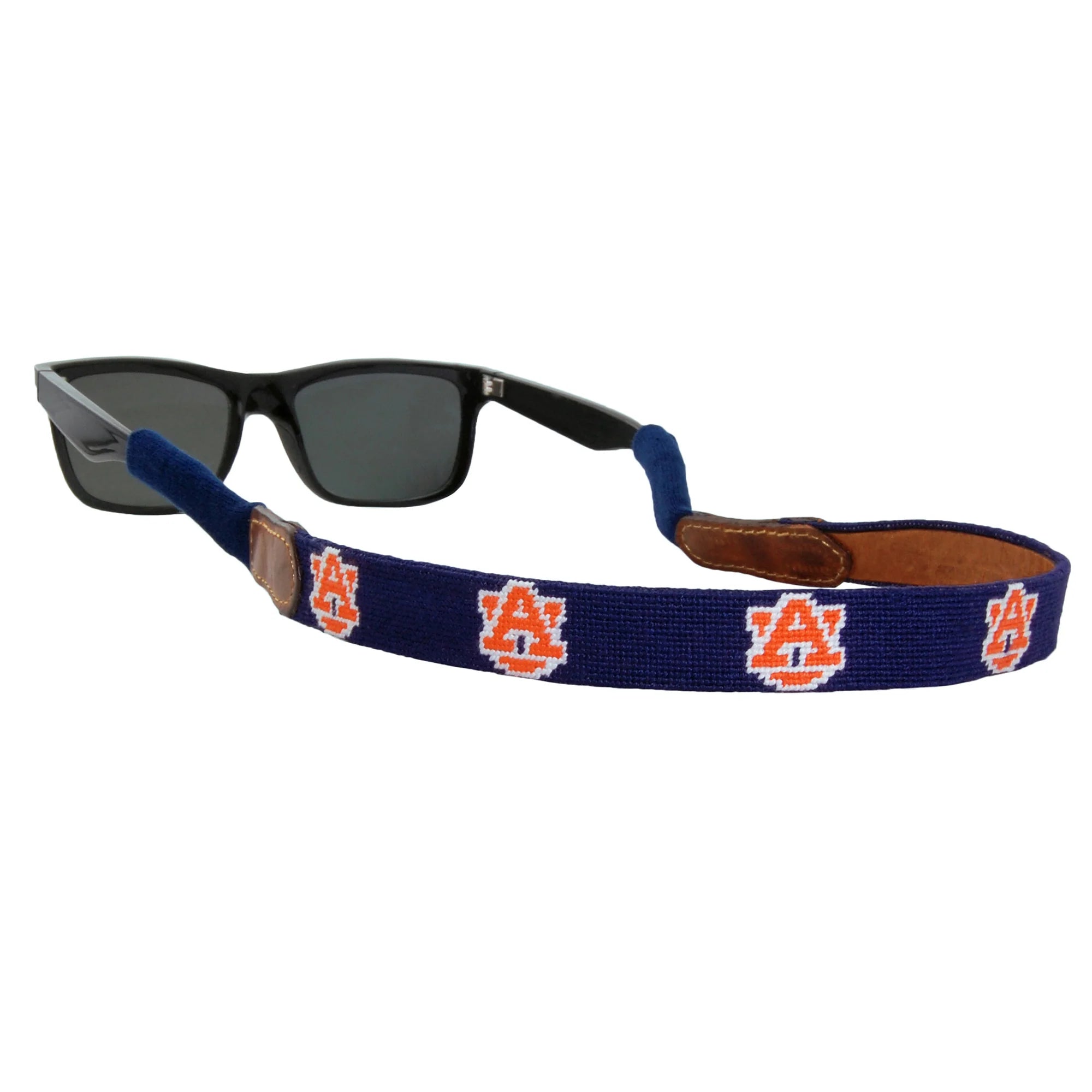 Auburn Sunglass Strap - Classic Navy Blue Adjustable Eyewear Retainer for Sports, Running & Outdoor Activities