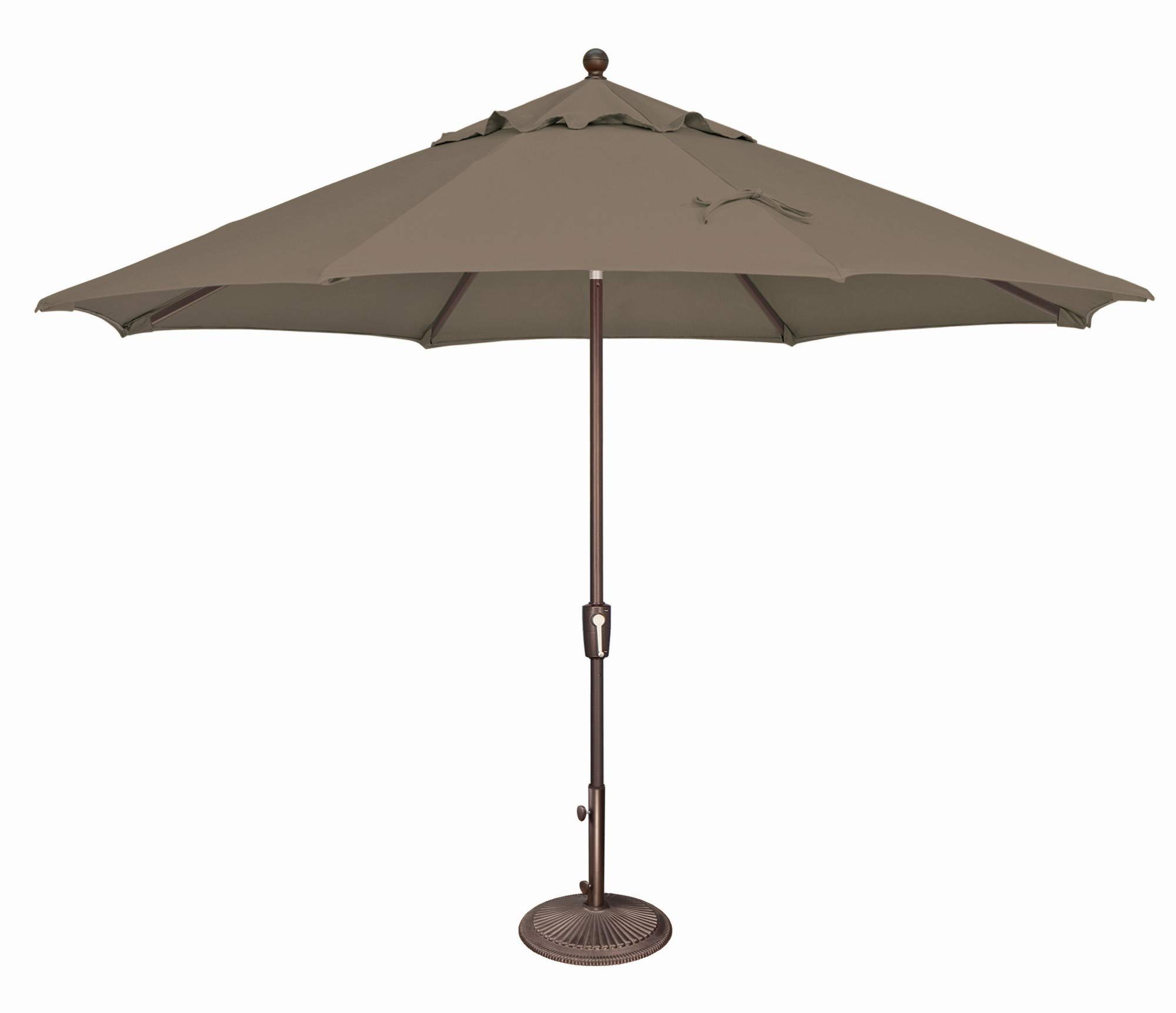 SimplyShade Catalina Patio Umbrella - Taupe Color Outdoor Sun Shade for Poolside, Beach, and Backyard Relaxation